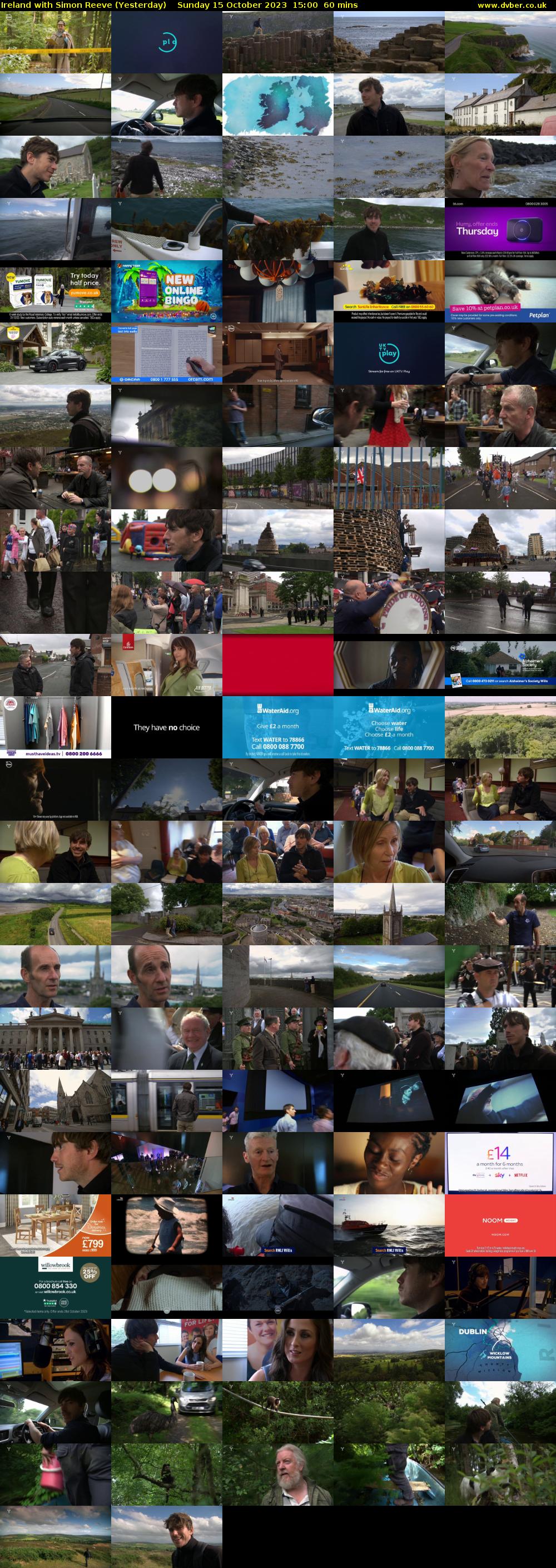 Ireland with Simon Reeve (Yesterday) Sunday 15 October 2023 15:00 - 16:00