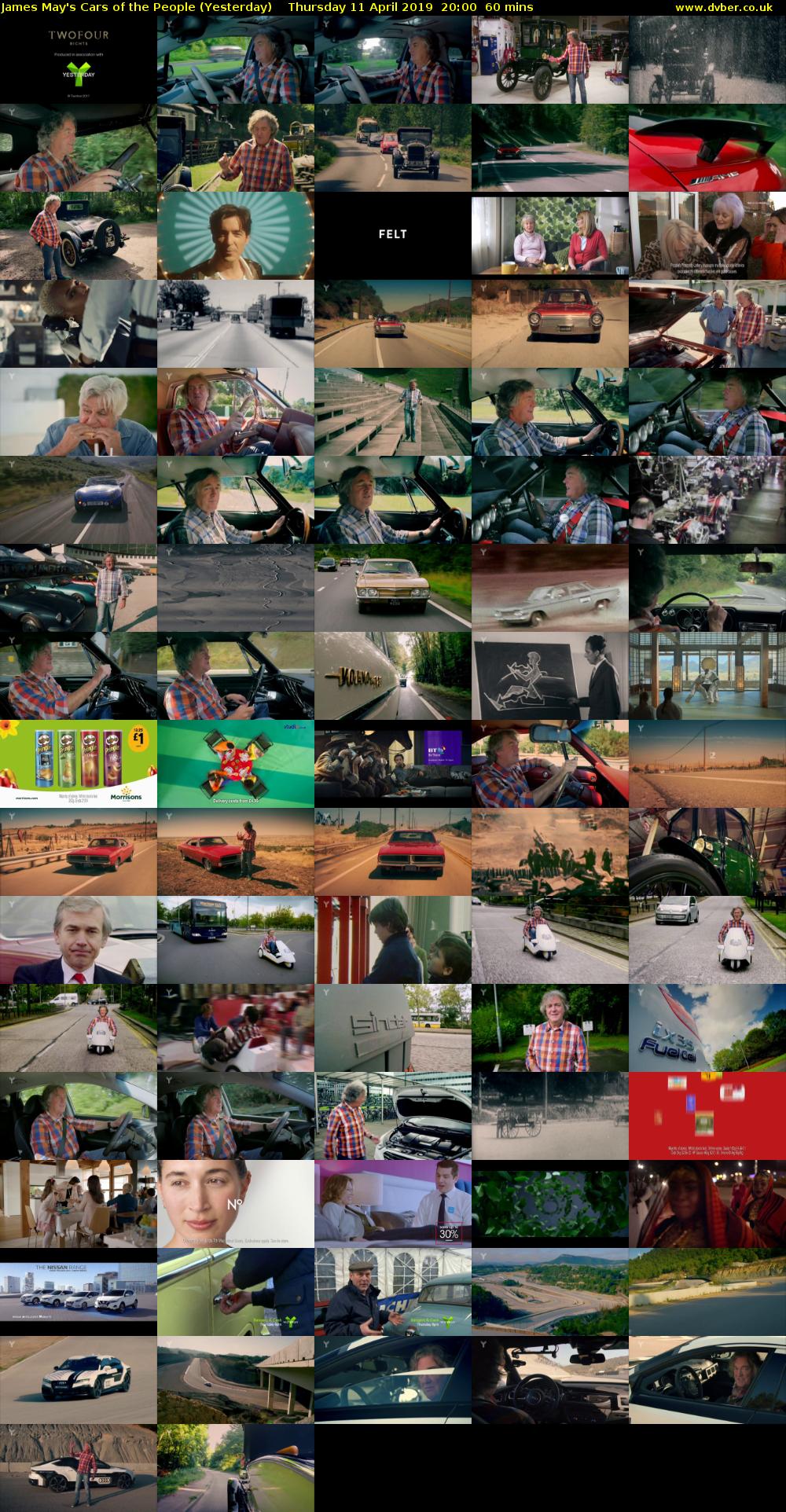 James May's Cars of the People (Yesterday) Thursday 11 April 2019 20:00 - 21:00