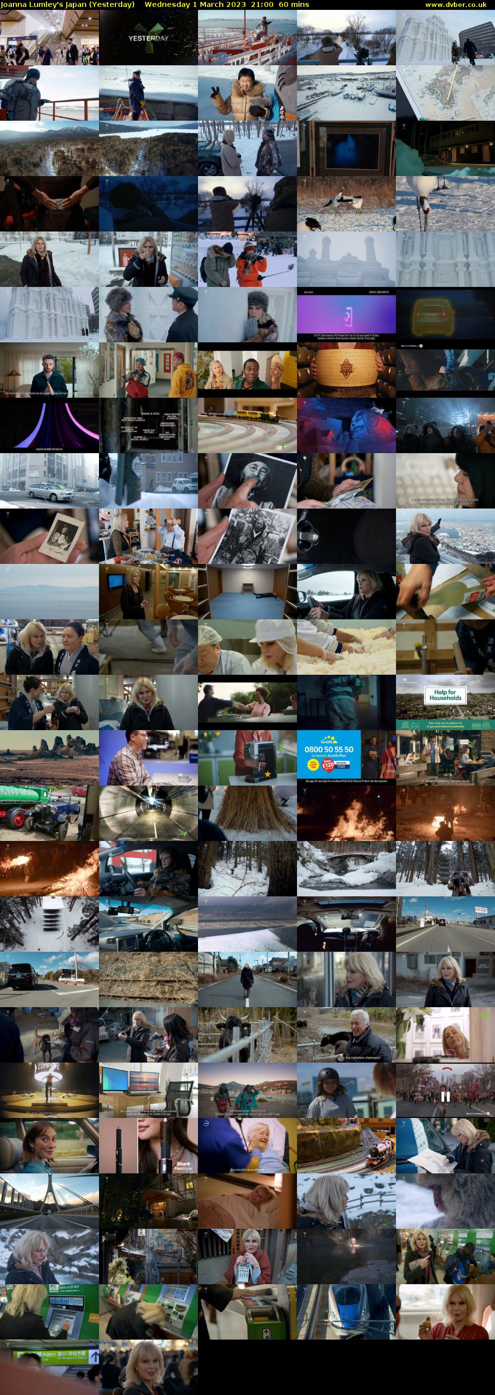 Joanna Lumley's Japan (Yesterday) Wednesday 1 March 2023 21:00 - 22:00