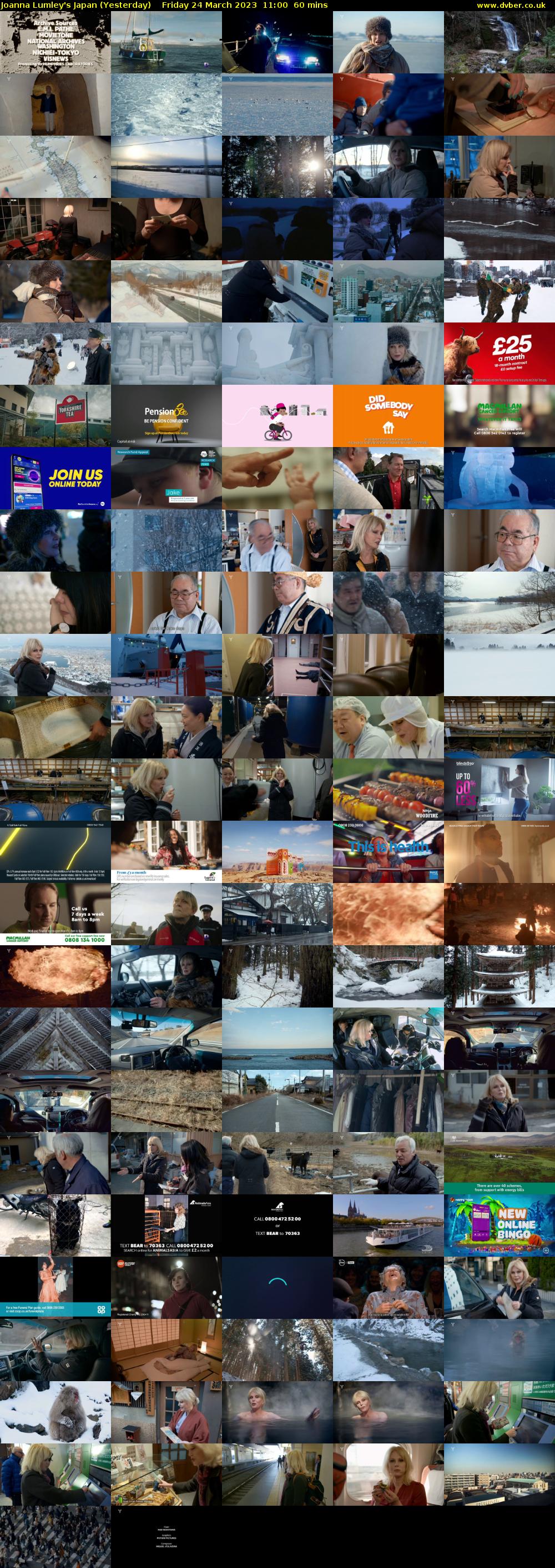 Joanna Lumley's Japan (Yesterday) Friday 24 March 2023 11:00 - 12:00