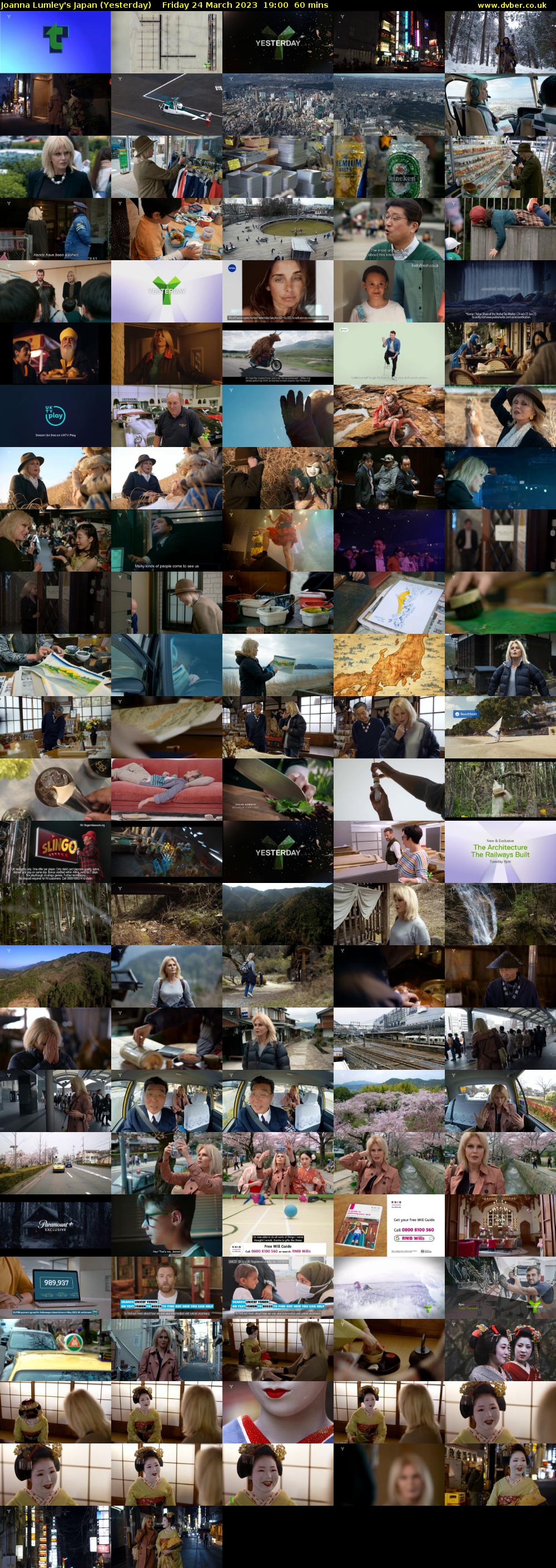 Joanna Lumley's Japan (Yesterday) Friday 24 March 2023 19:00 - 20:00