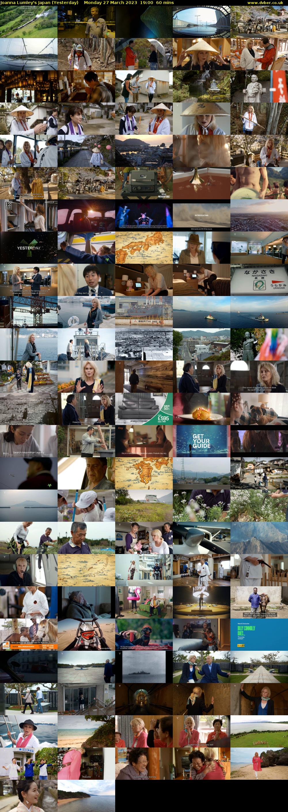 Joanna Lumley's Japan (Yesterday) Monday 27 March 2023 19:00 - 20:00