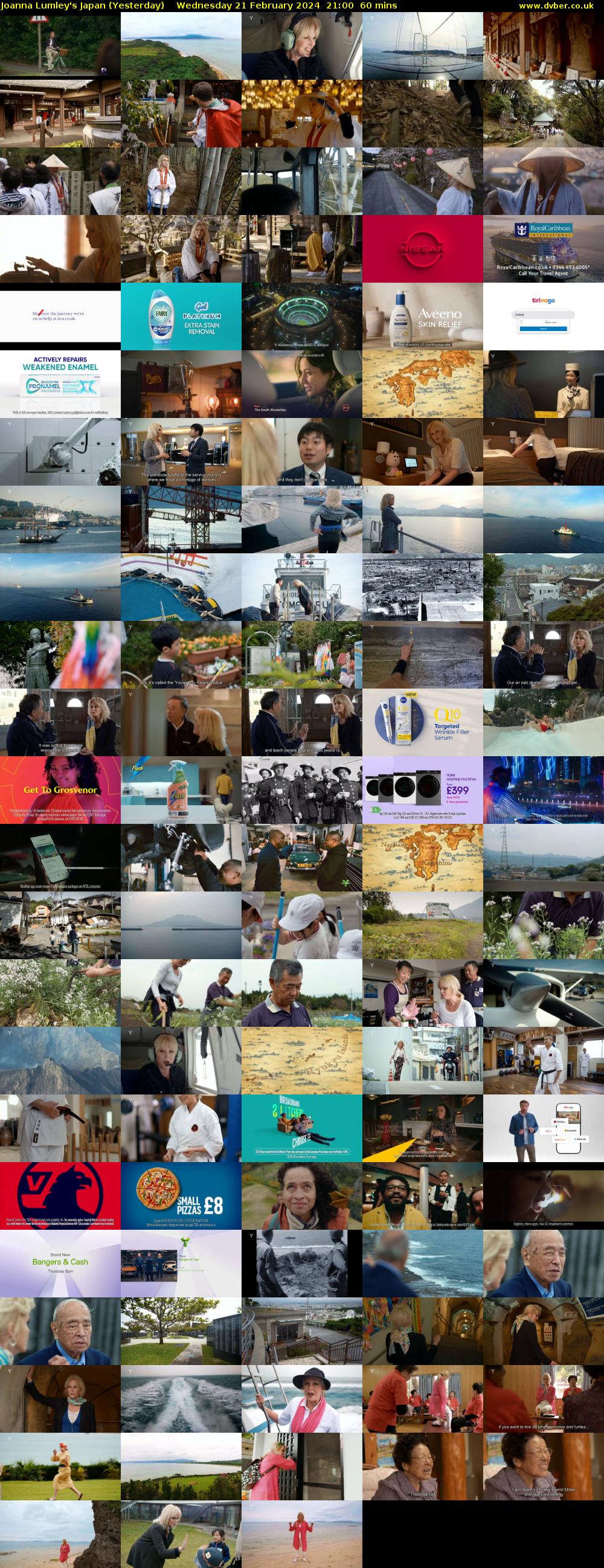 Joanna Lumley's Japan (Yesterday) Wednesday 21 February 2024 21:00 - 22:00
