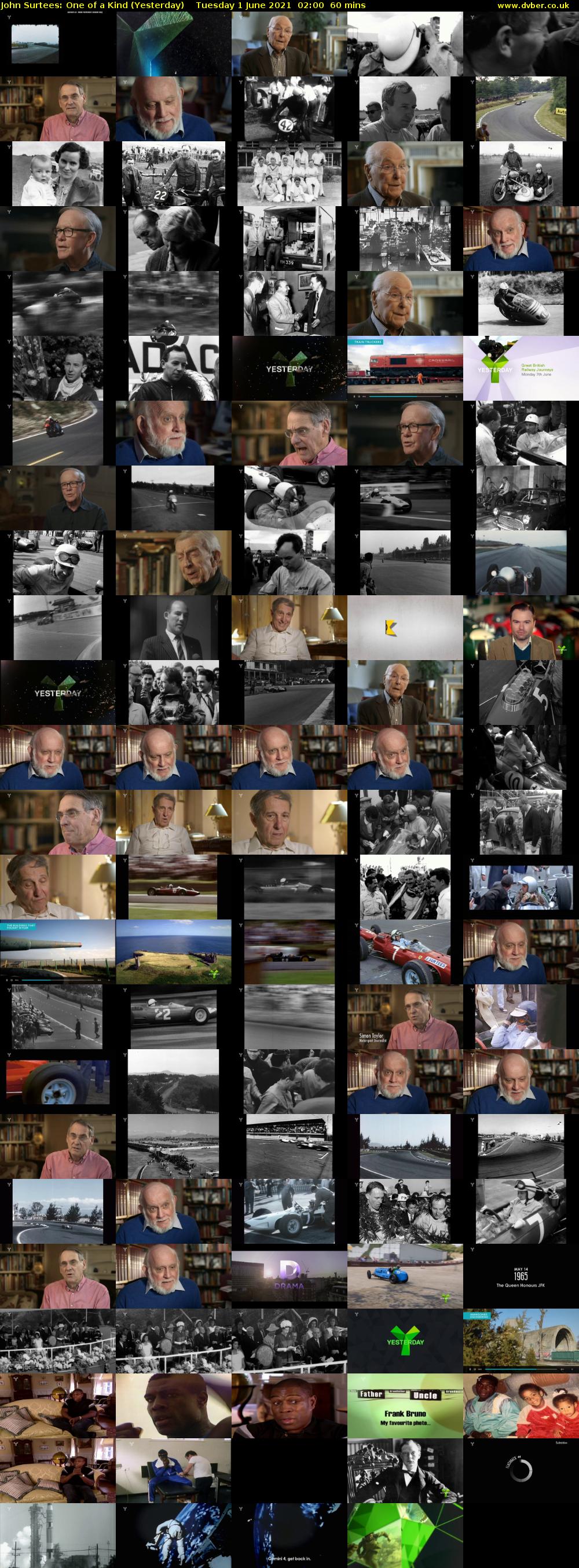 John Surtees: One of a Kind (Yesterday) Tuesday 1 June 2021 02:00 - 03:00
