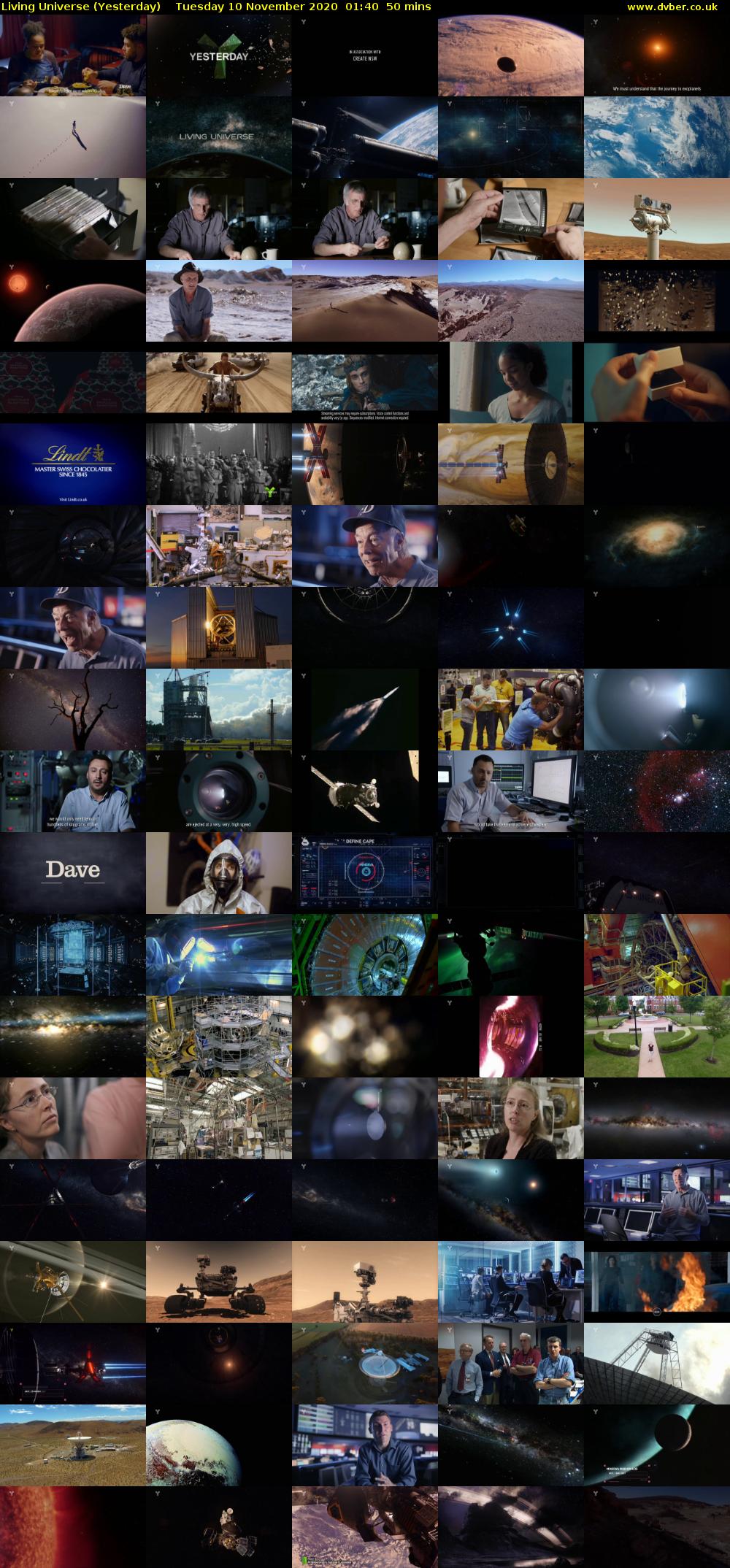 Living Universe (Yesterday) Tuesday 10 November 2020 01:40 - 02:30