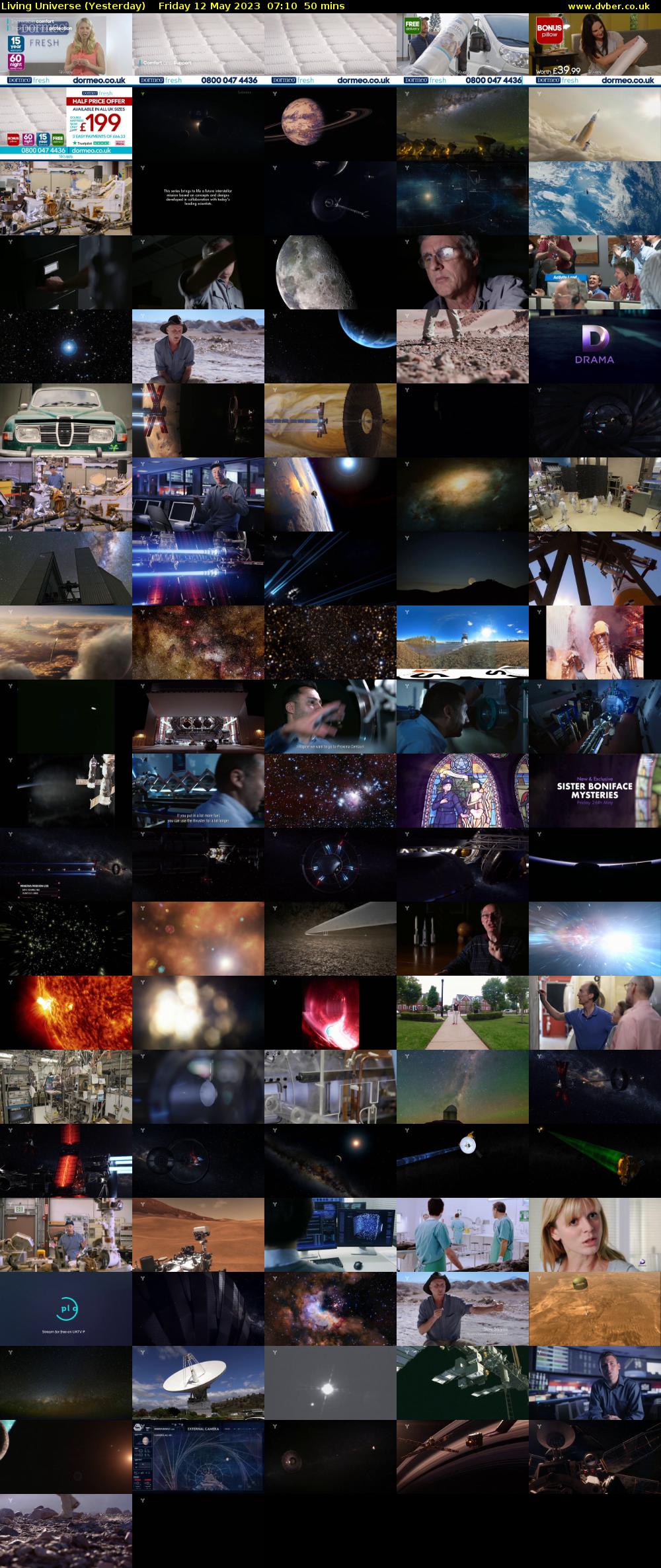Living Universe (Yesterday) Friday 12 May 2023 07:10 - 08:00
