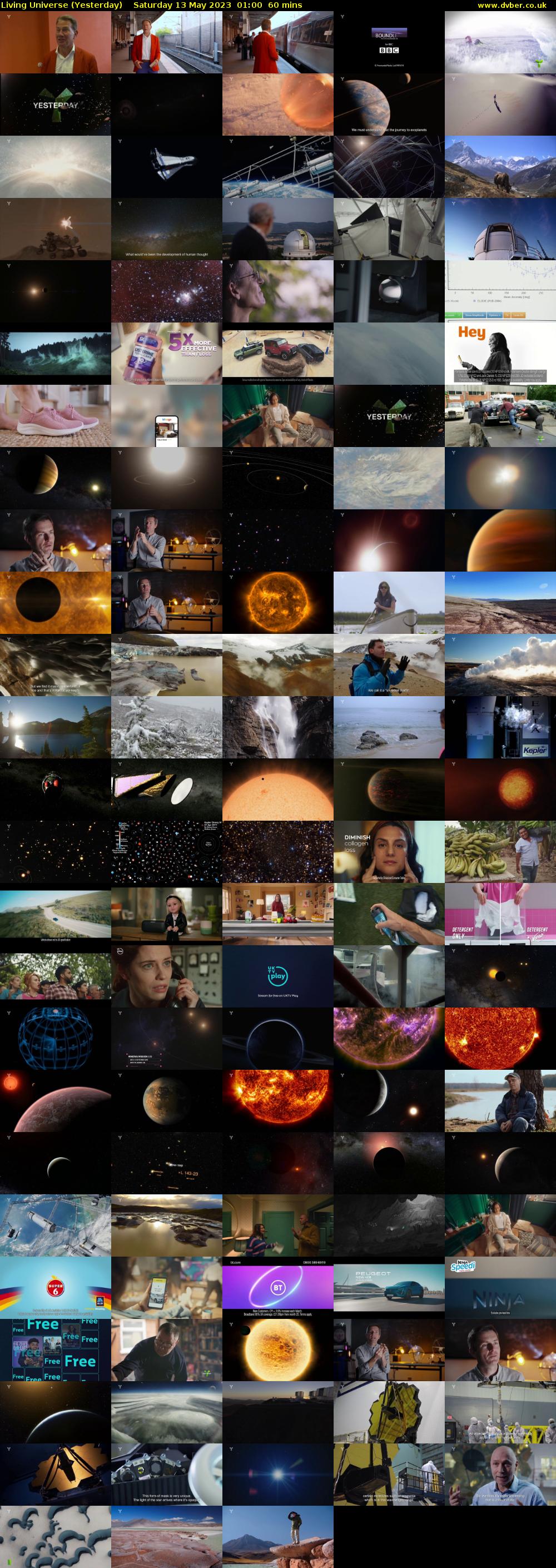 Living Universe (Yesterday) Saturday 13 May 2023 01:00 - 02:00