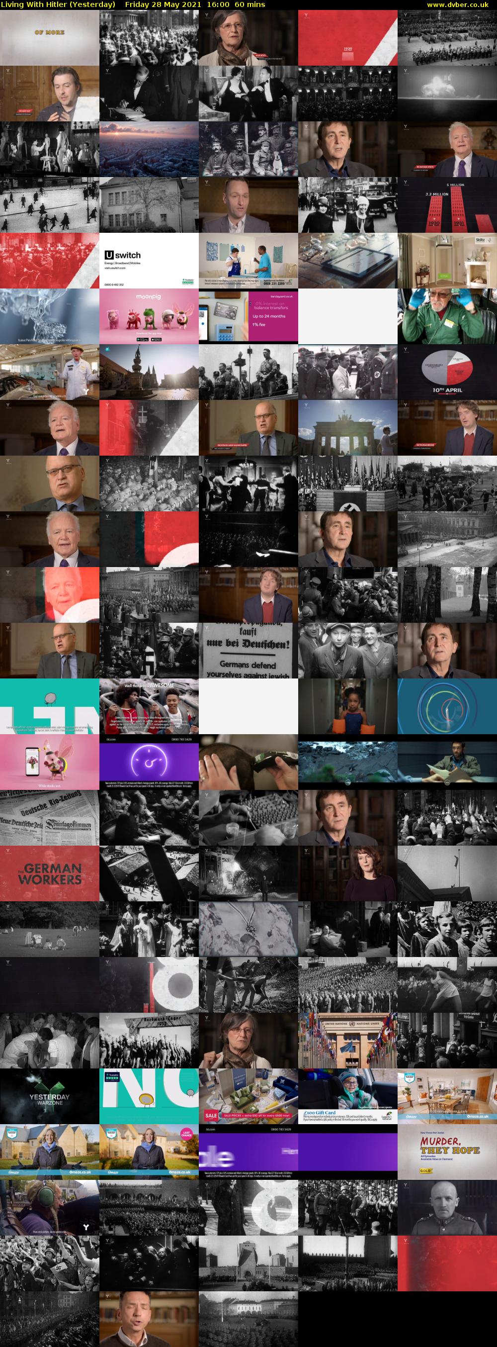 Living With Hitler (Yesterday) Friday 28 May 2021 16:00 - 17:00