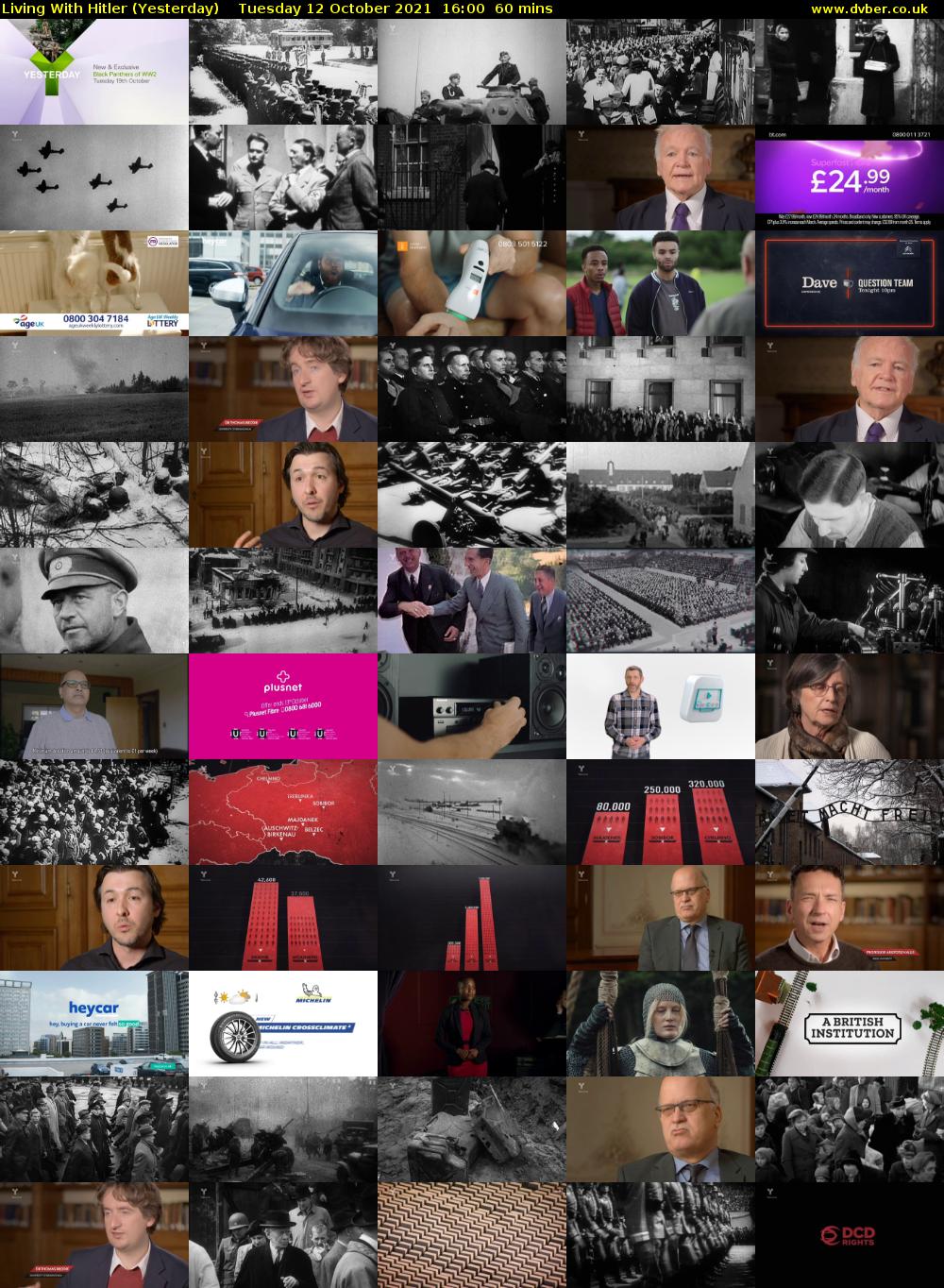Living With Hitler (Yesterday) Tuesday 12 October 2021 16:00 - 17:00