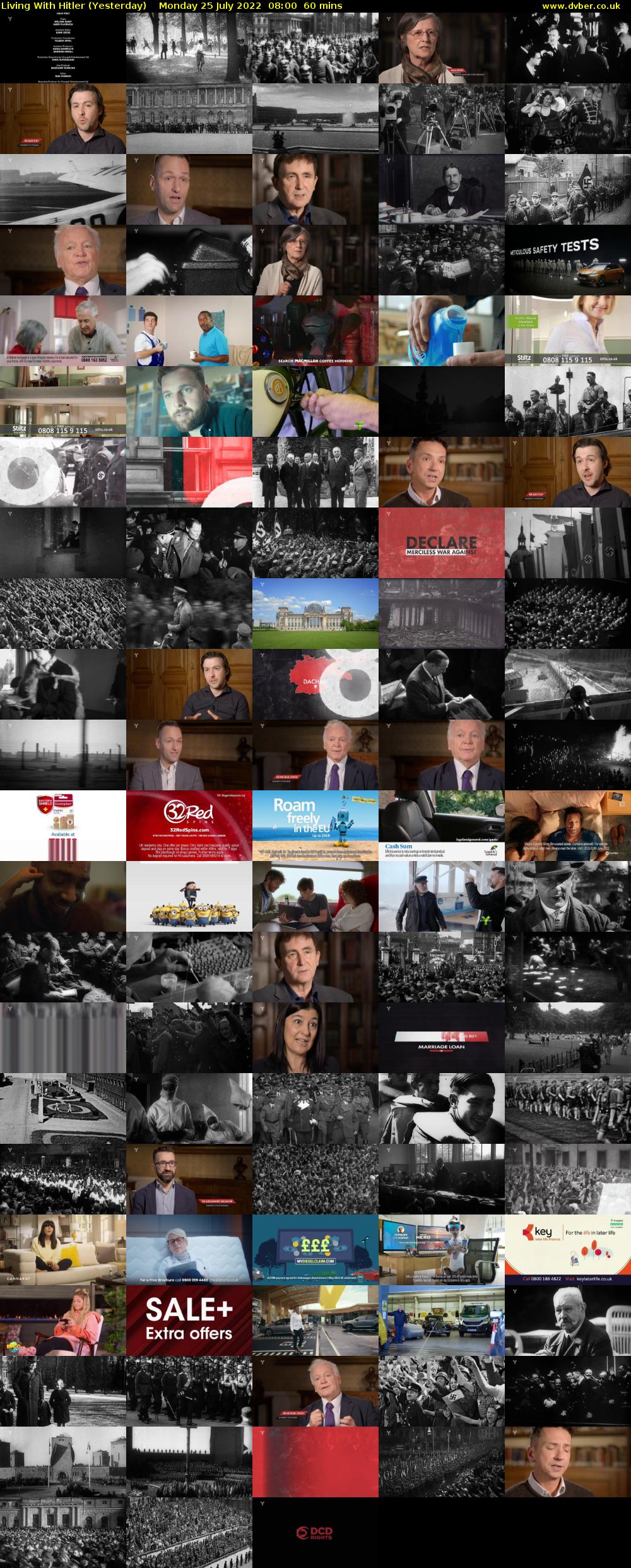 Living With Hitler (Yesterday) Monday 25 July 2022 08:00 - 09:00
