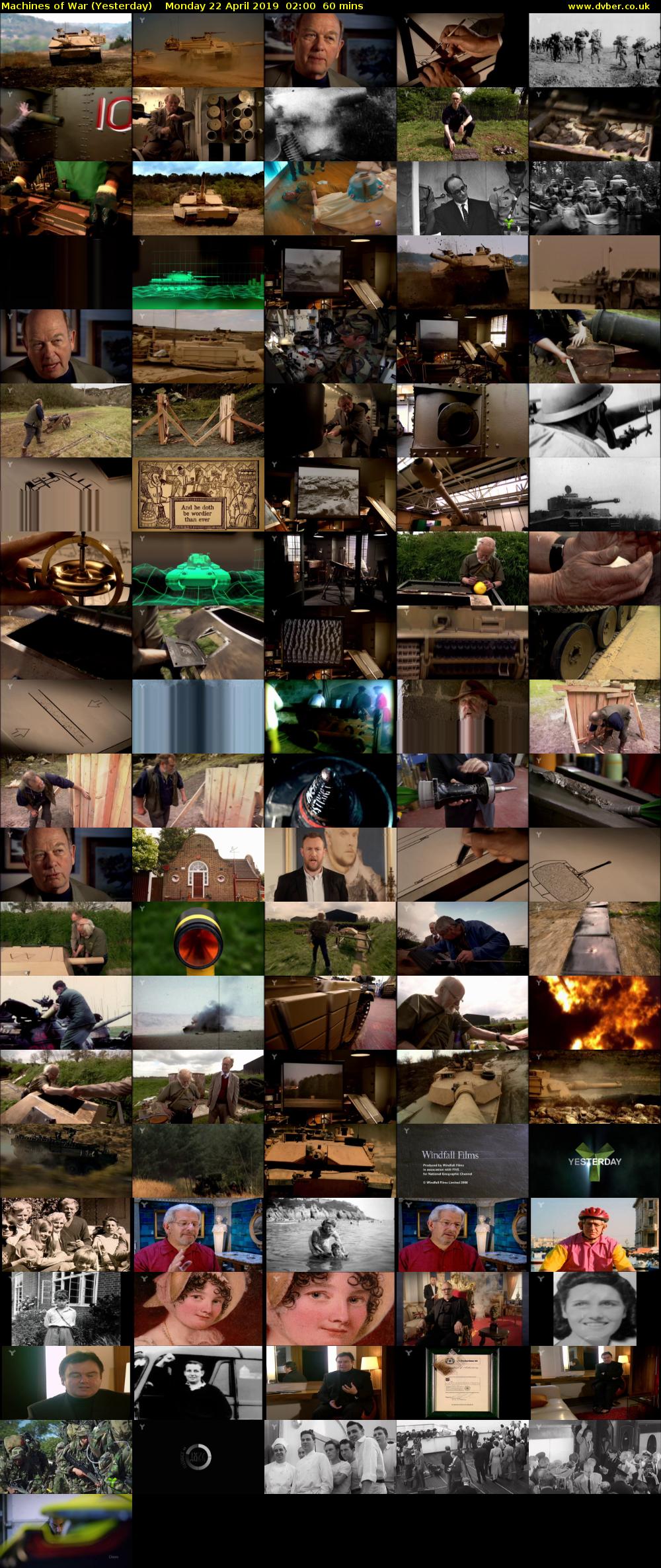 Machines of War (Yesterday) Monday 22 April 2019 02:00 - 03:00