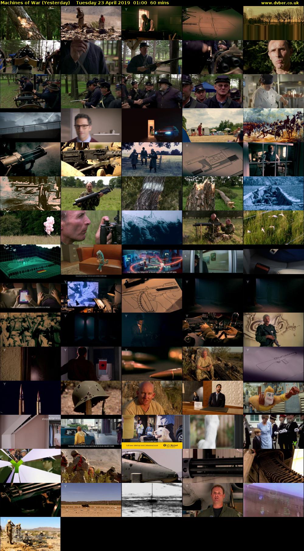 Machines of War (Yesterday) Tuesday 23 April 2019 01:00 - 02:00
