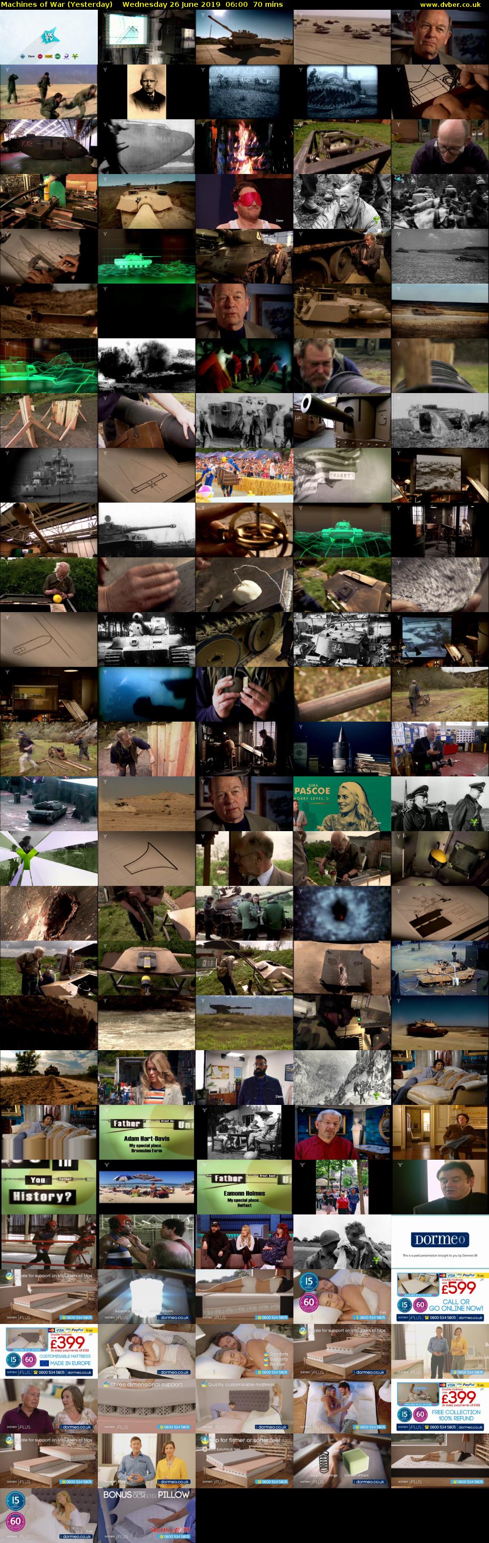 Machines of War (Yesterday) Wednesday 26 June 2019 06:00 - 07:10