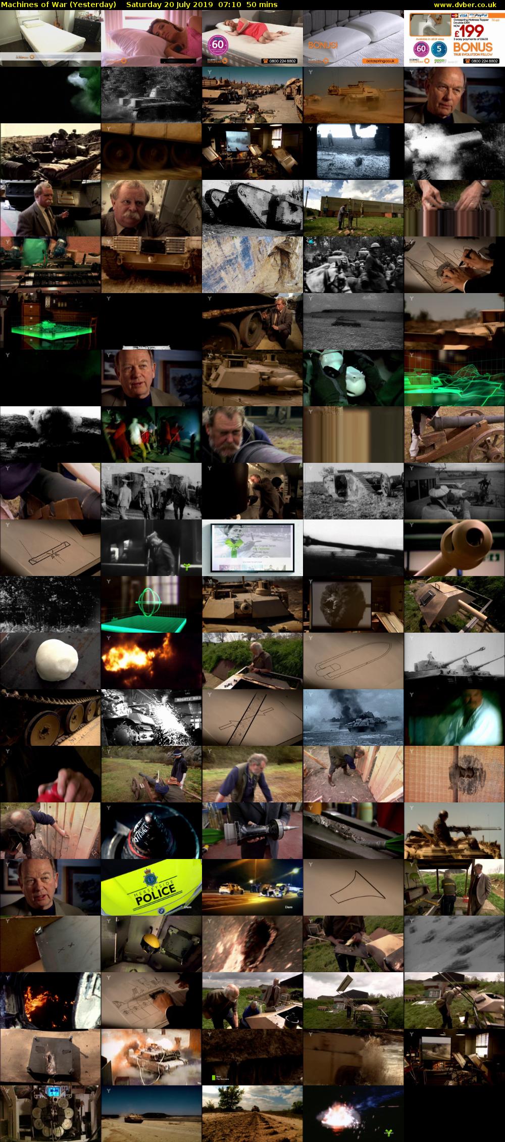 Machines of War (Yesterday) Saturday 20 July 2019 07:10 - 08:00