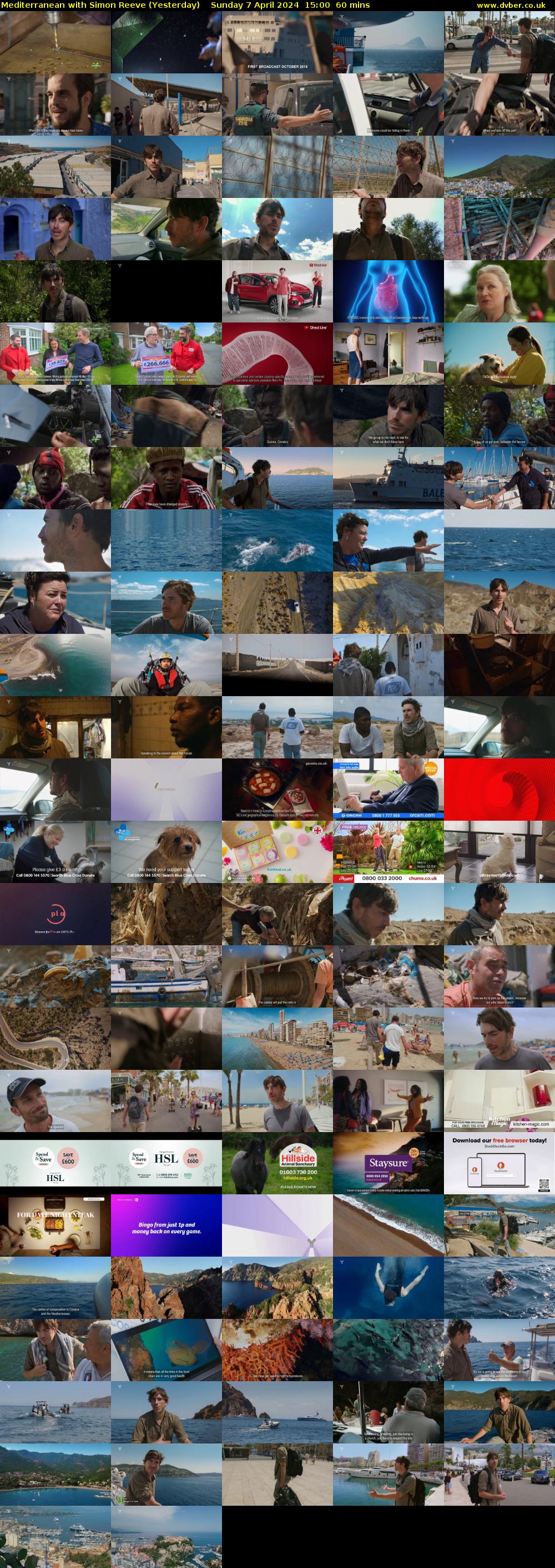 Mediterranean with Simon Reeve (Yesterday) Sunday 7 April 2024 15:00 - 16:00