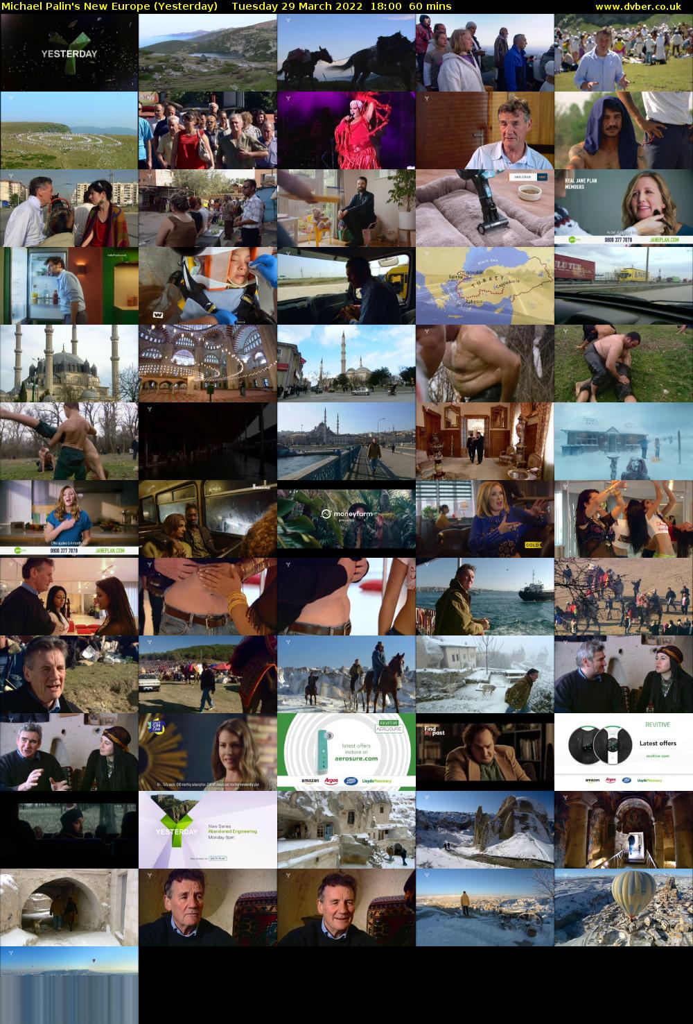 Michael Palin's New Europe (Yesterday) Tuesday 29 March 2022 18:00 - 19:00