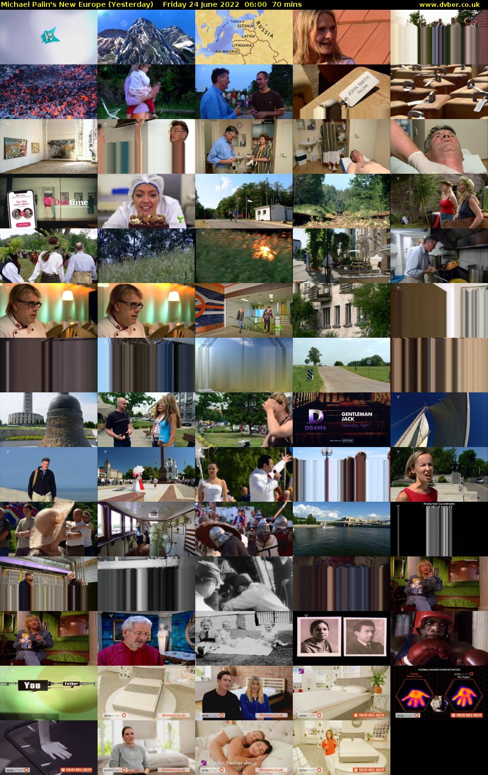 Michael Palin's New Europe (Yesterday) Friday 24 June 2022 06:00 - 07:10