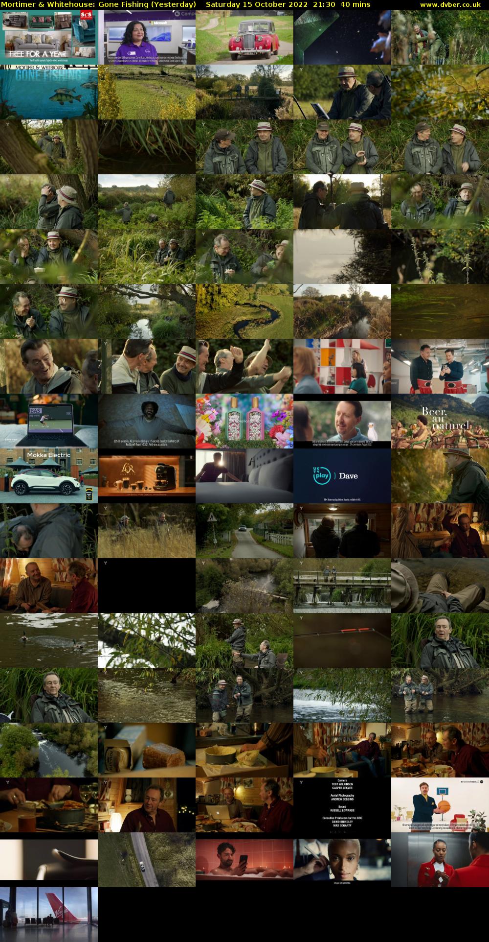 Mortimer & Whitehouse: Gone Fishing (Yesterday) Saturday 15 October 2022 21:30 - 22:10