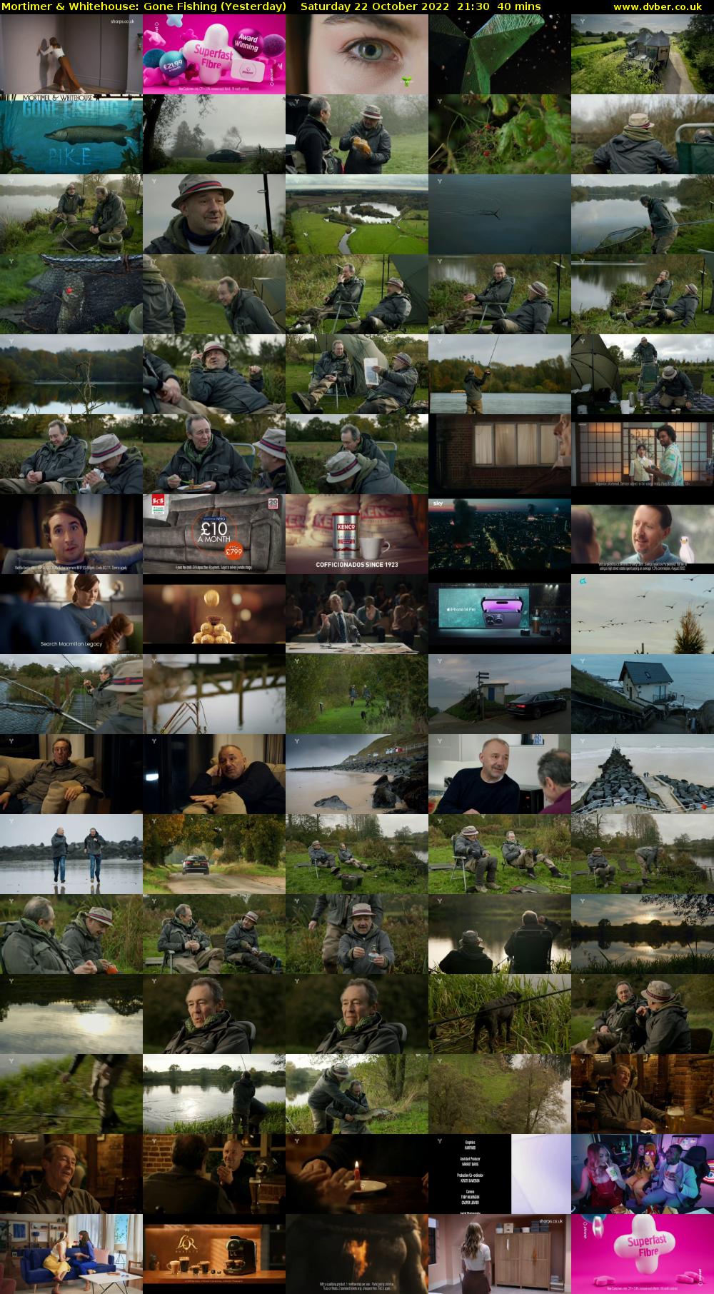 Mortimer & Whitehouse: Gone Fishing (Yesterday) Saturday 22 October 2022 21:30 - 22:10