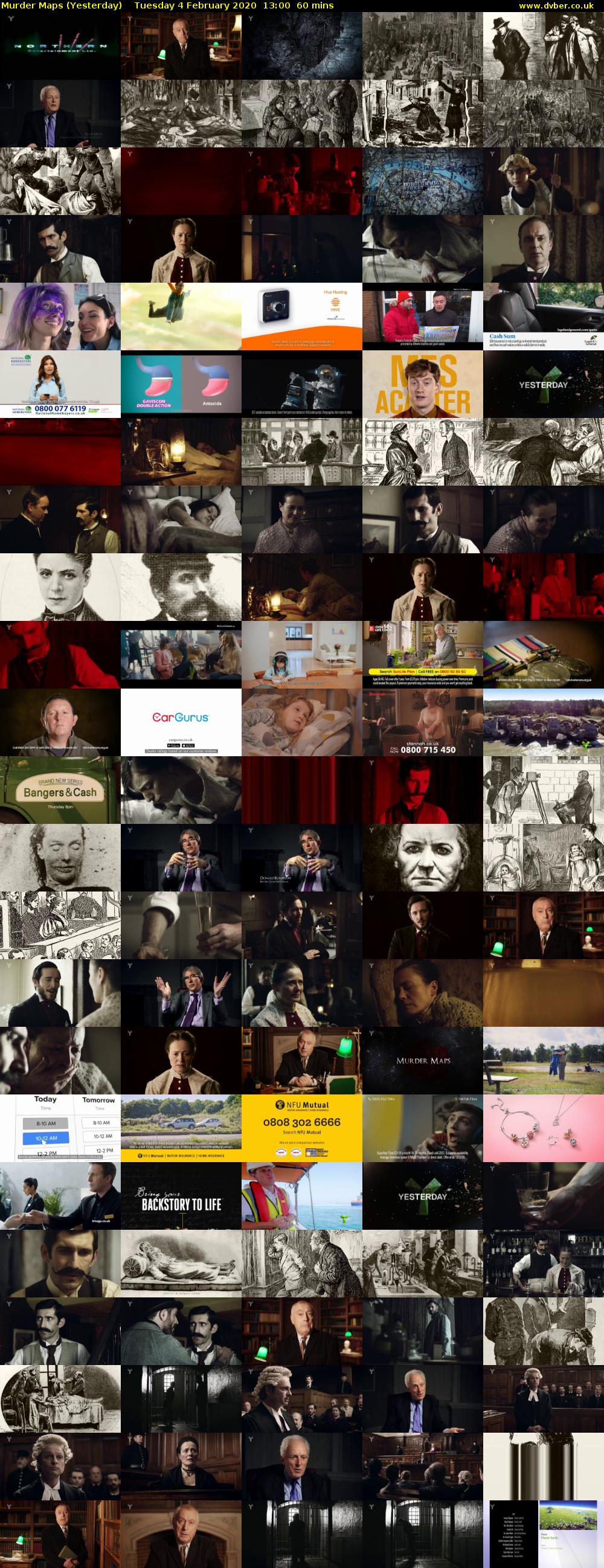 Murder Maps (Yesterday) Tuesday 4 February 2020 13:00 - 14:00