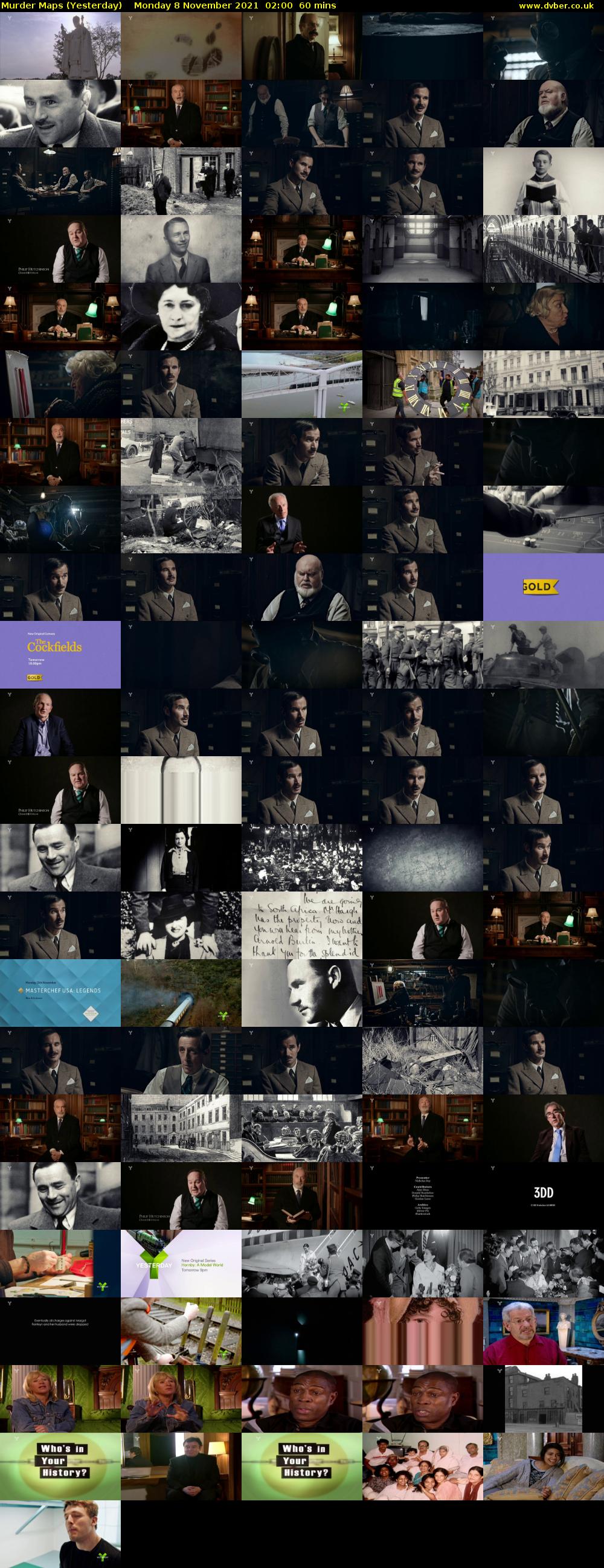 Murder Maps (Yesterday) Monday 8 November 2021 02:00 - 03:00