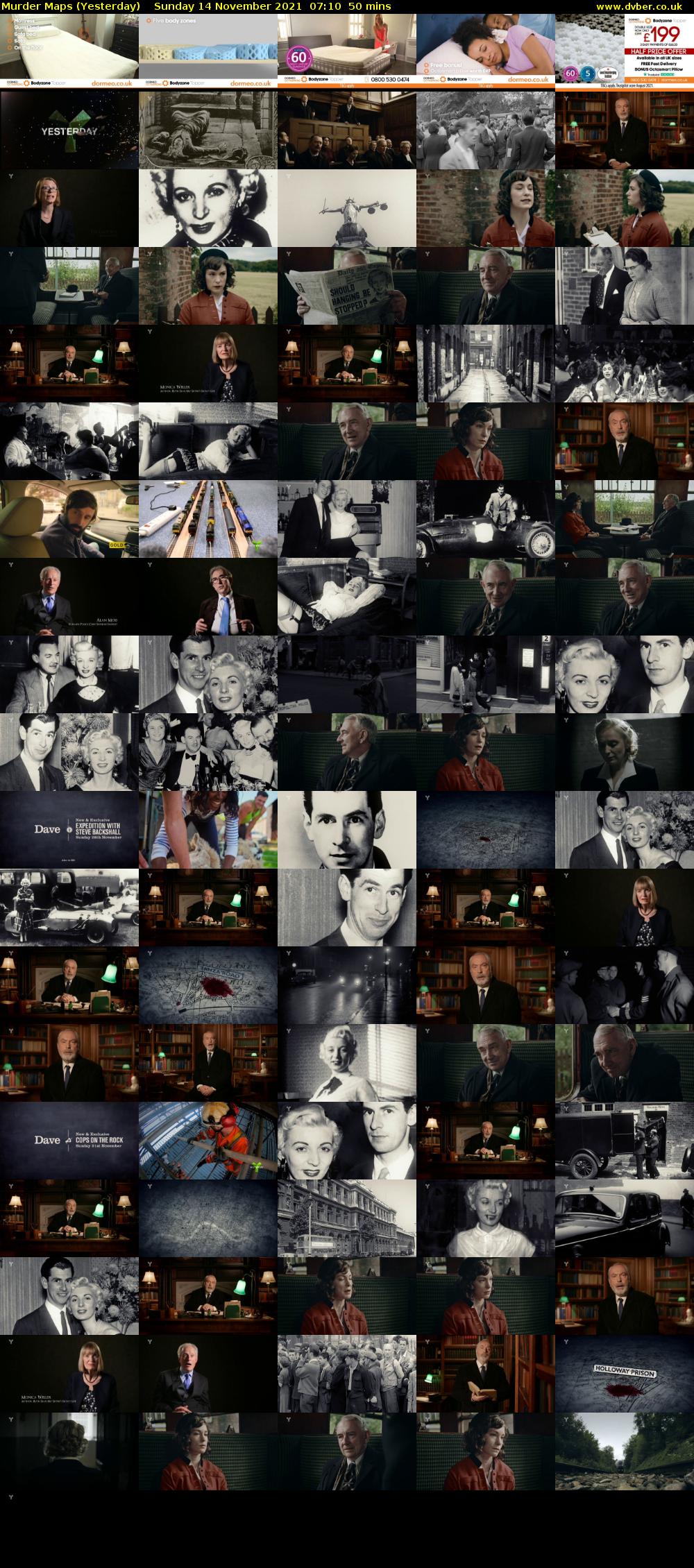 Murder Maps (Yesterday) Sunday 14 November 2021 07:10 - 08:00