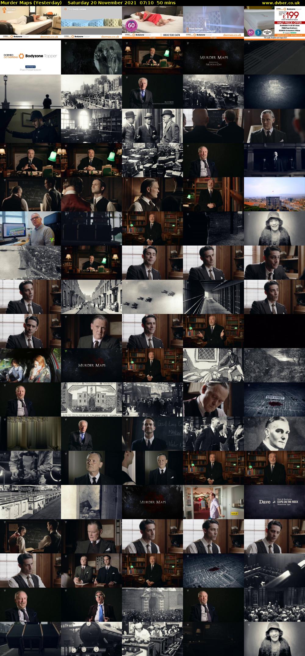Murder Maps (Yesterday) Saturday 20 November 2021 07:10 - 08:00