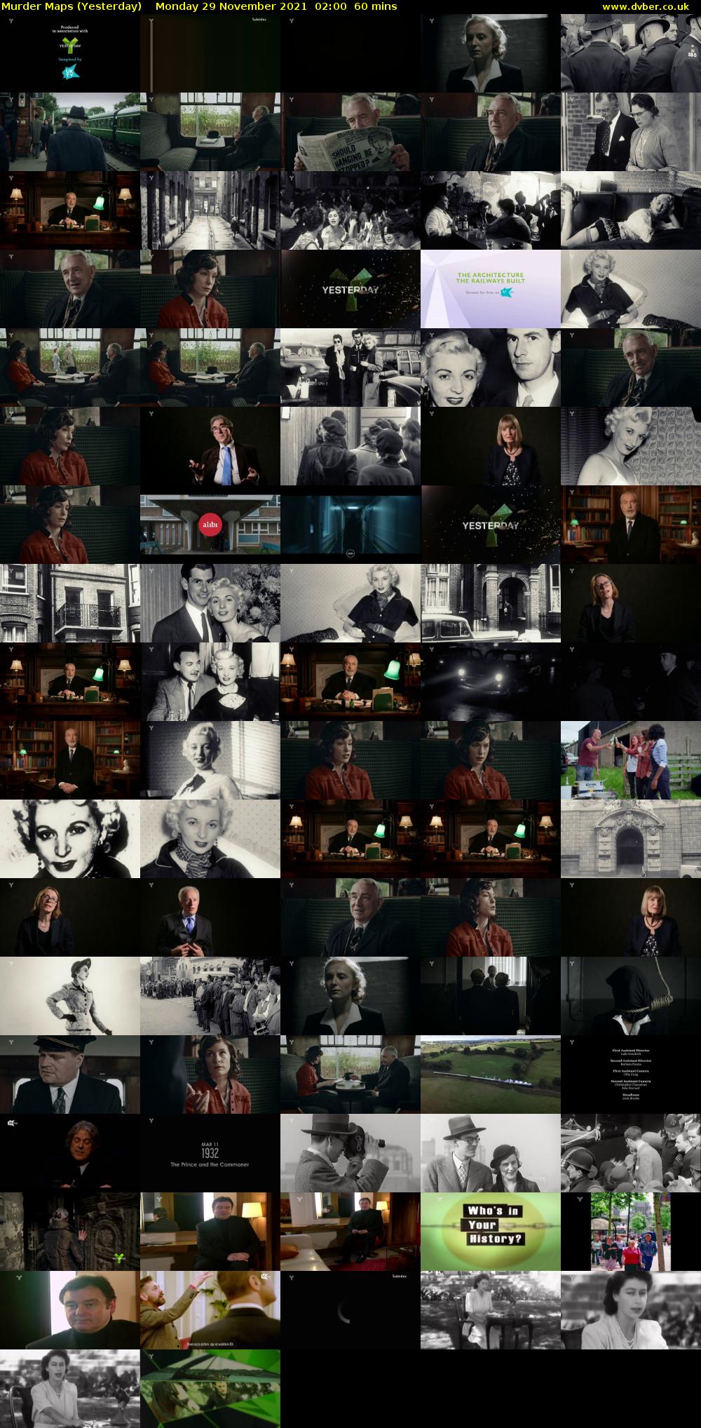 Murder Maps (Yesterday) Monday 29 November 2021 02:00 - 03:00