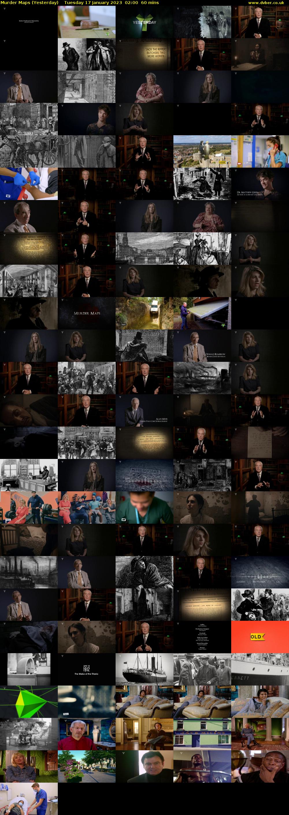 Murder Maps (Yesterday) Tuesday 17 January 2023 02:00 - 03:00