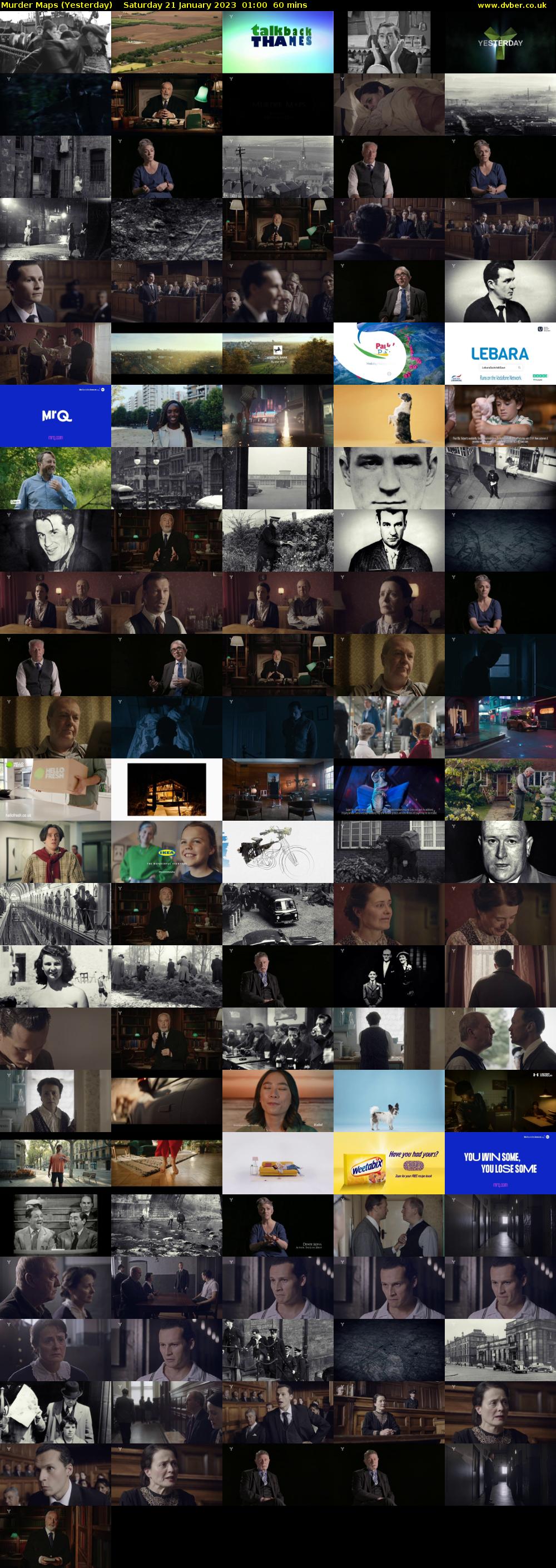 Murder Maps (Yesterday) Saturday 21 January 2023 01:00 - 02:00