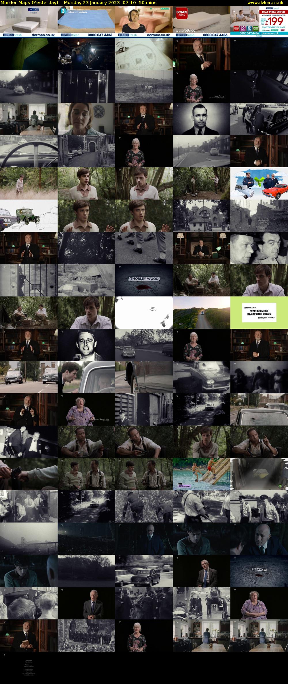 Murder Maps (Yesterday) Monday 23 January 2023 07:10 - 08:00