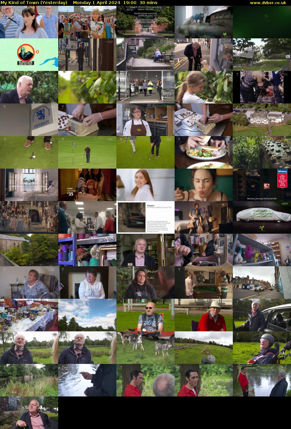 My Kind of Town (Yesterday) Monday 1 April 2024 19:00 - 19:30