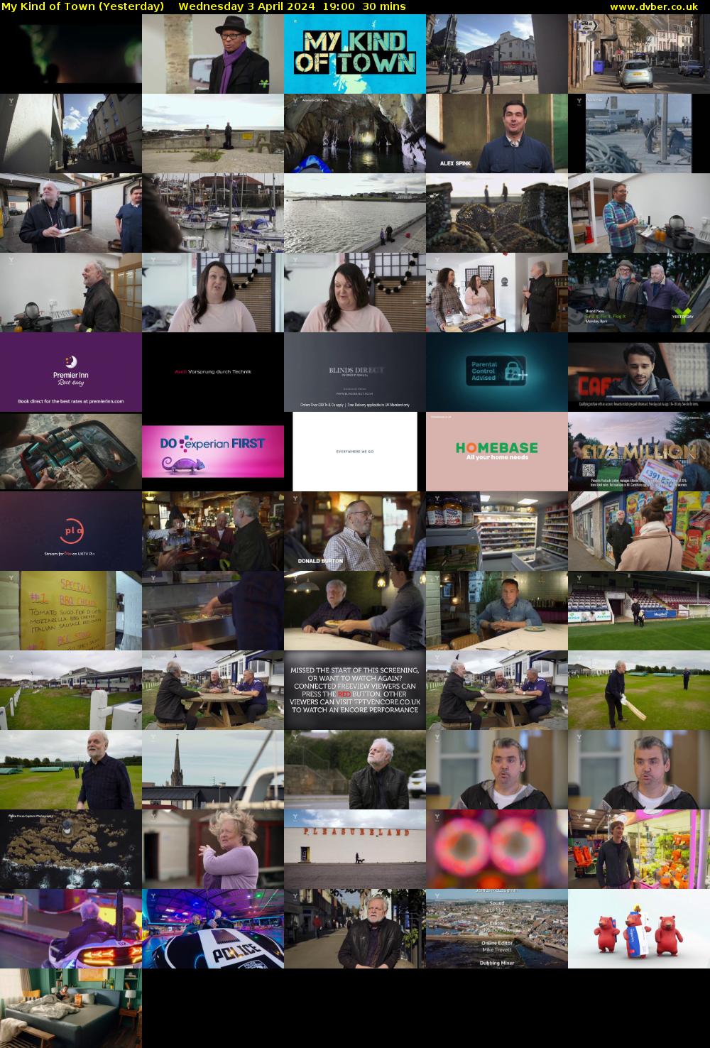 My Kind of Town (Yesterday) Wednesday 3 April 2024 19:00 - 19:30