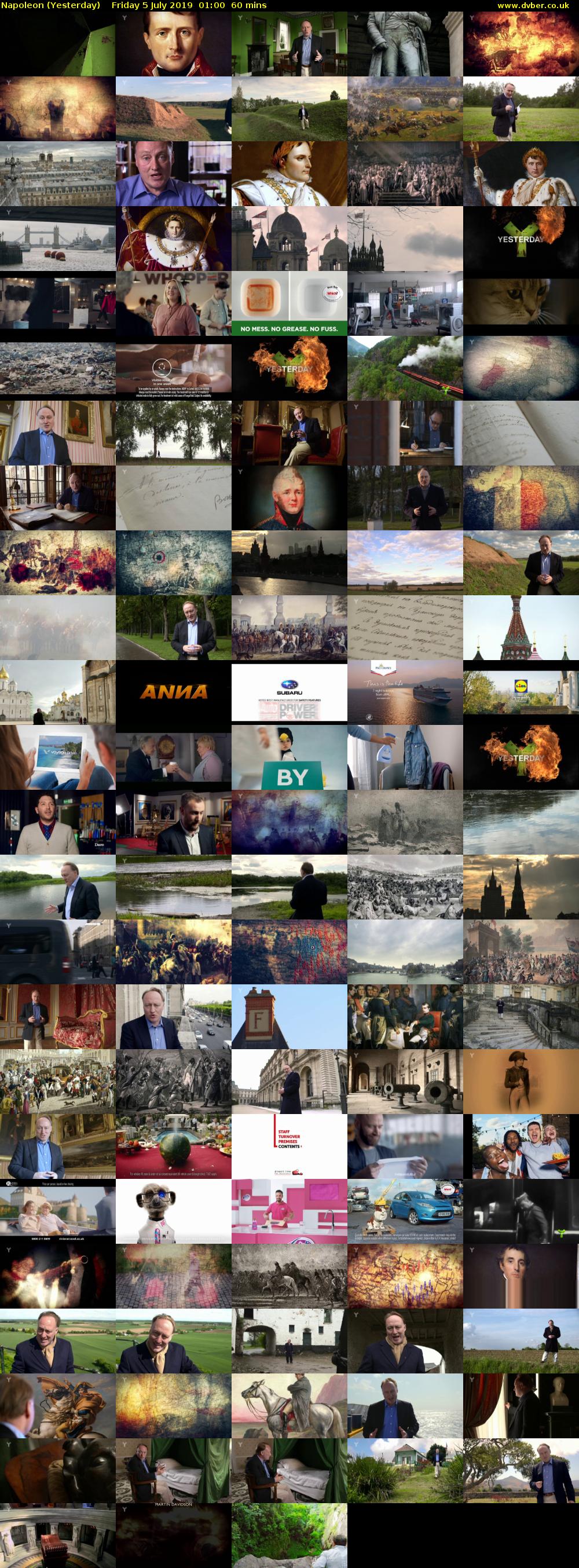 Napoleon (Yesterday) Friday 5 July 2019 01:00 - 02:00