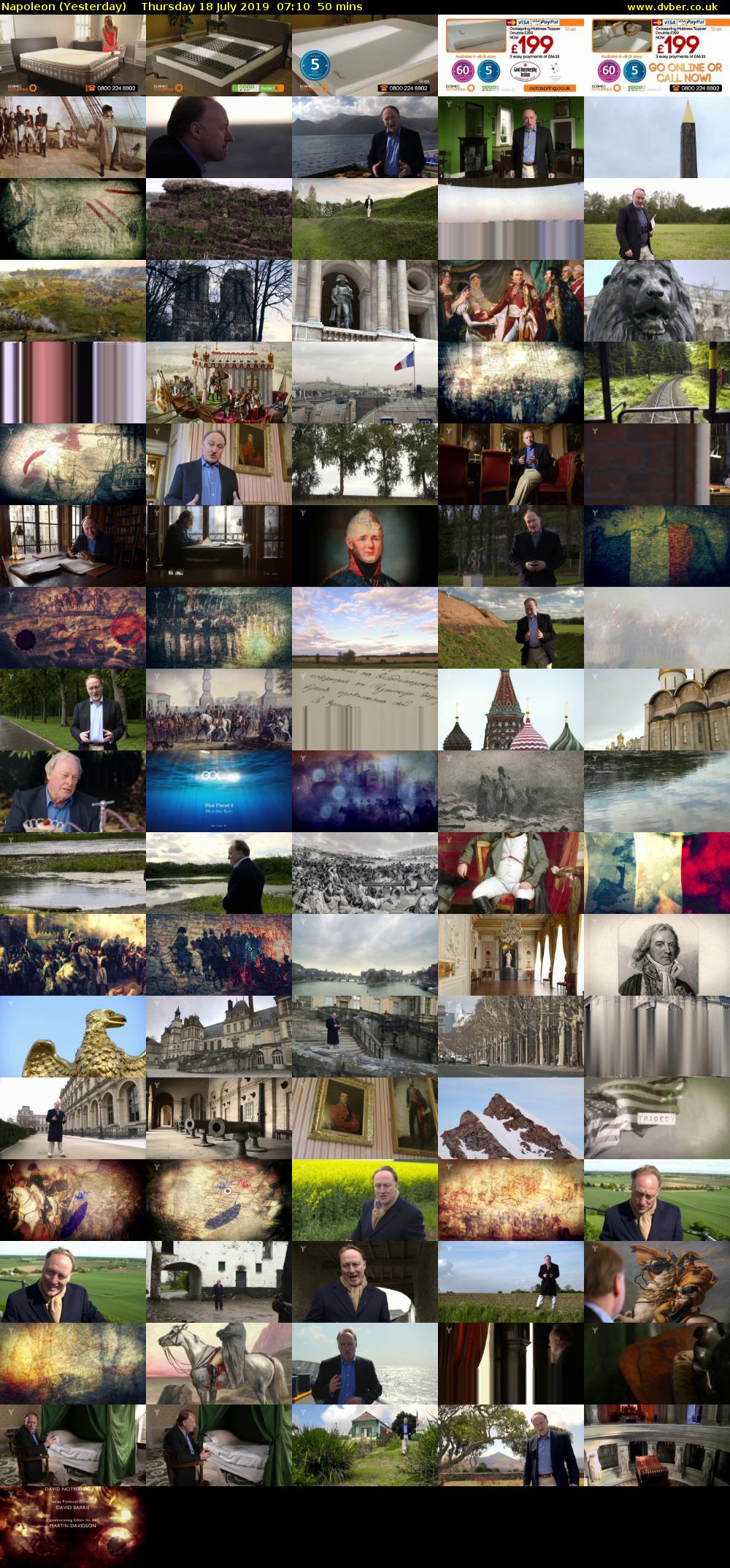 Napoleon (Yesterday) Thursday 18 July 2019 07:10 - 08:00