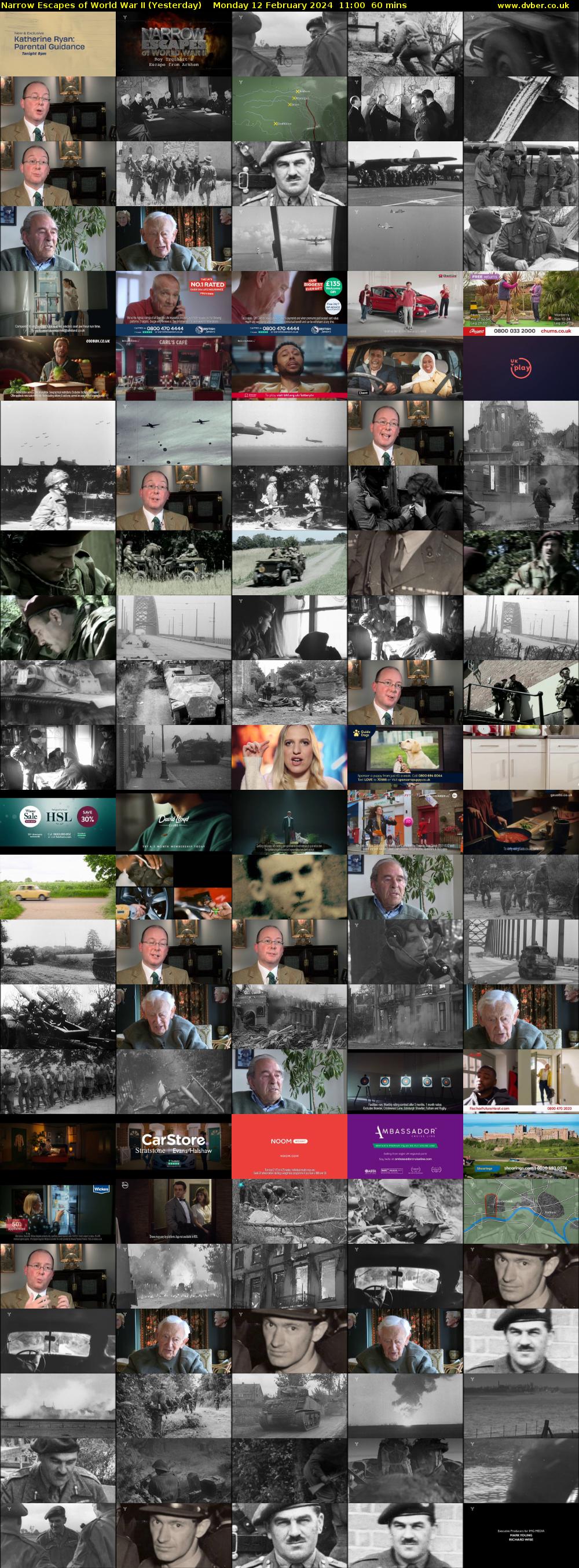 Narrow Escapes of World War II (Yesterday) Monday 12 February 2024 11:00 - 12:00
