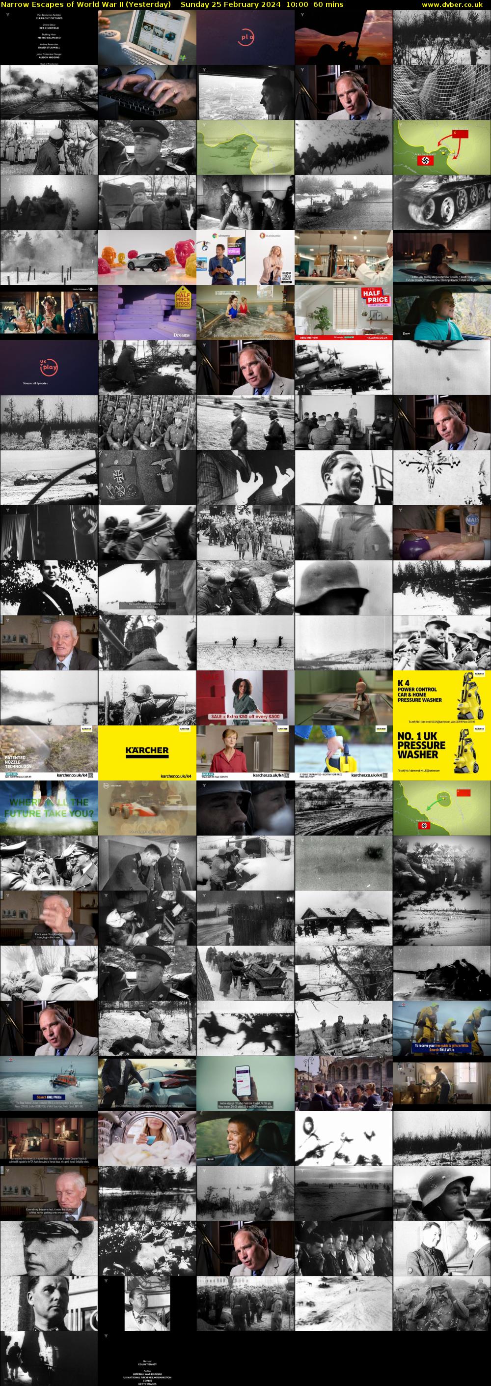 Narrow Escapes of World War II (Yesterday) Sunday 25 February 2024 10:00 - 11:00