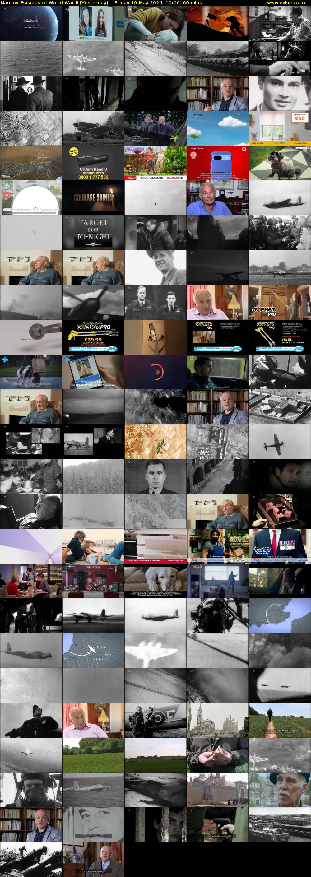 Narrow Escapes of World War II (Yesterday) Friday 10 May 2024 10:00 - 11:00