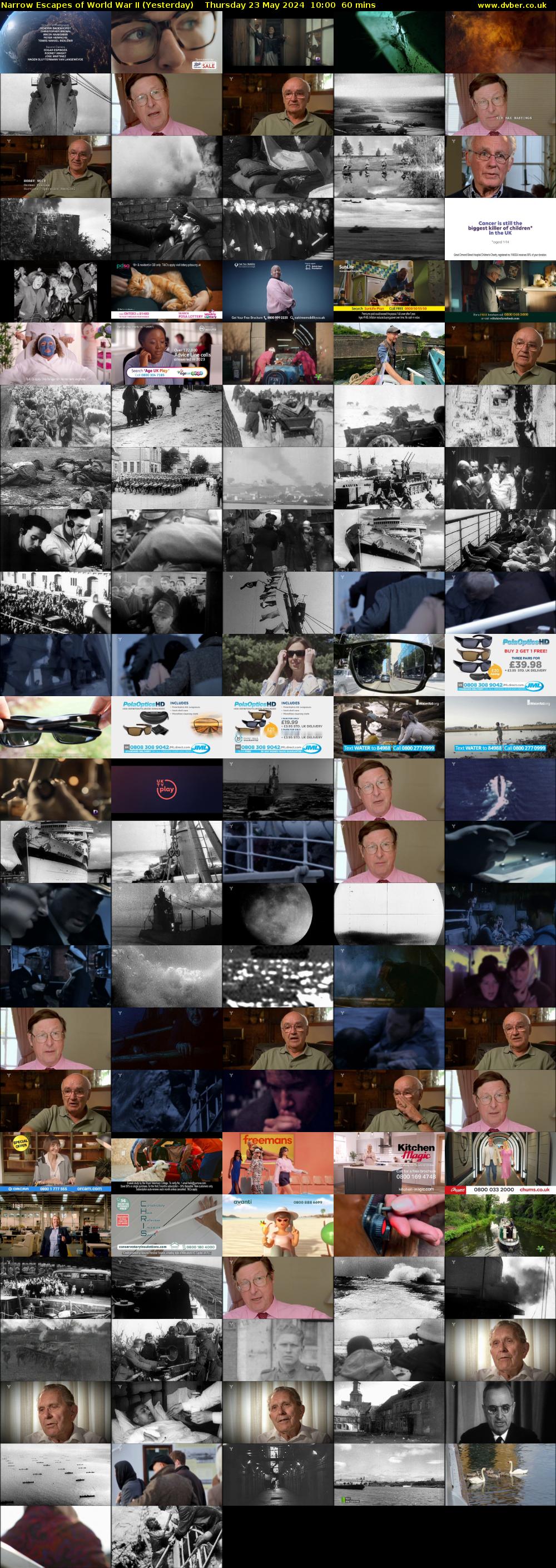 Narrow Escapes of World War II (Yesterday) Thursday 23 May 2024 10:00 - 11:00