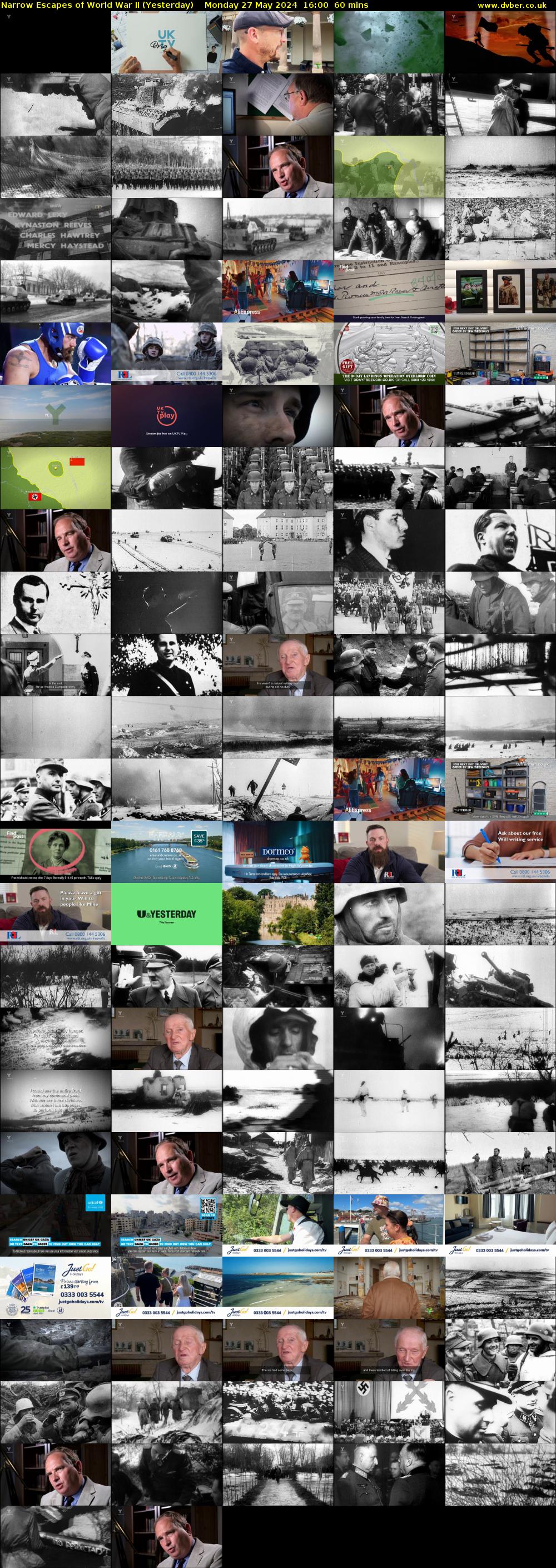 Narrow Escapes of World War II (Yesterday) Monday 27 May 2024 16:00 - 17:00