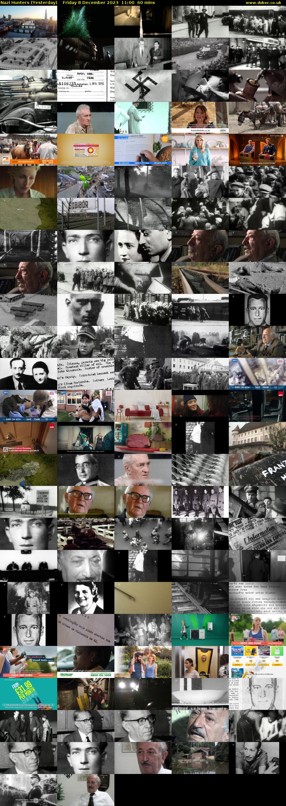 Nazi Hunters (Yesterday) Friday 8 December 2023 11:00 - 12:00
