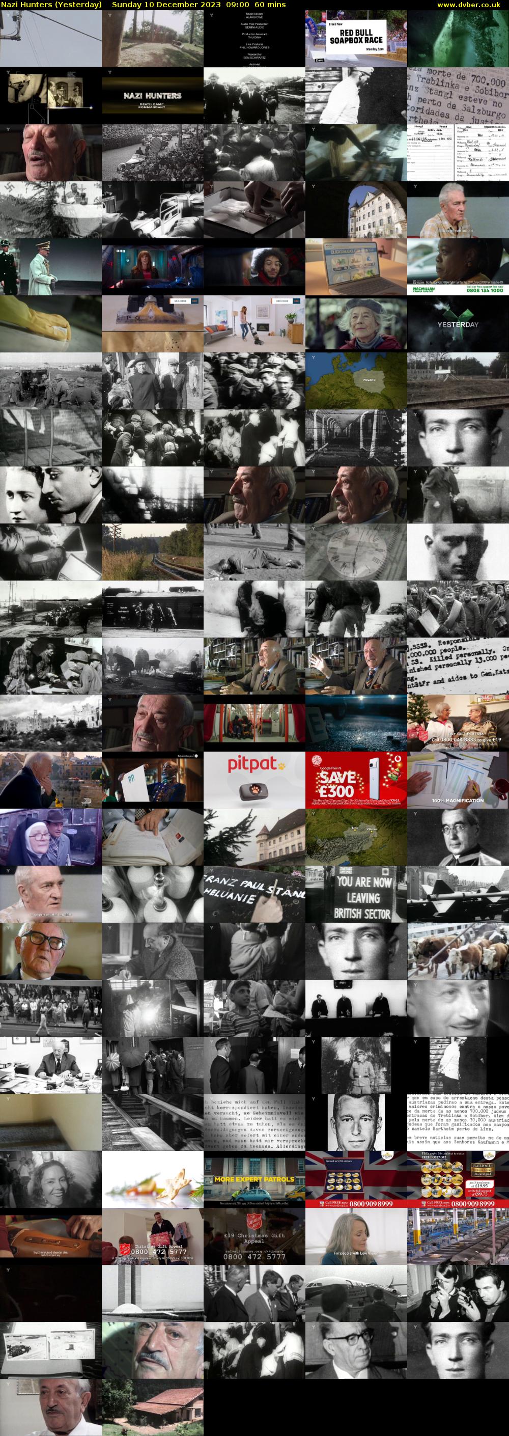 Nazi Hunters (Yesterday) Sunday 10 December 2023 09:00 - 10:00