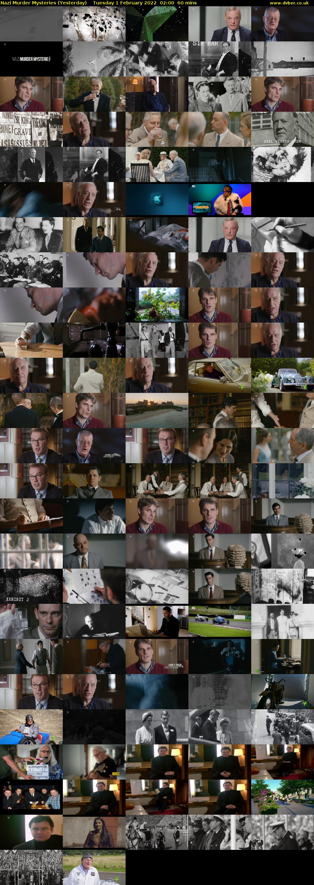 Nazi Murder Mysteries (Yesterday) Tuesday 1 February 2022 02:00 - 03:00
