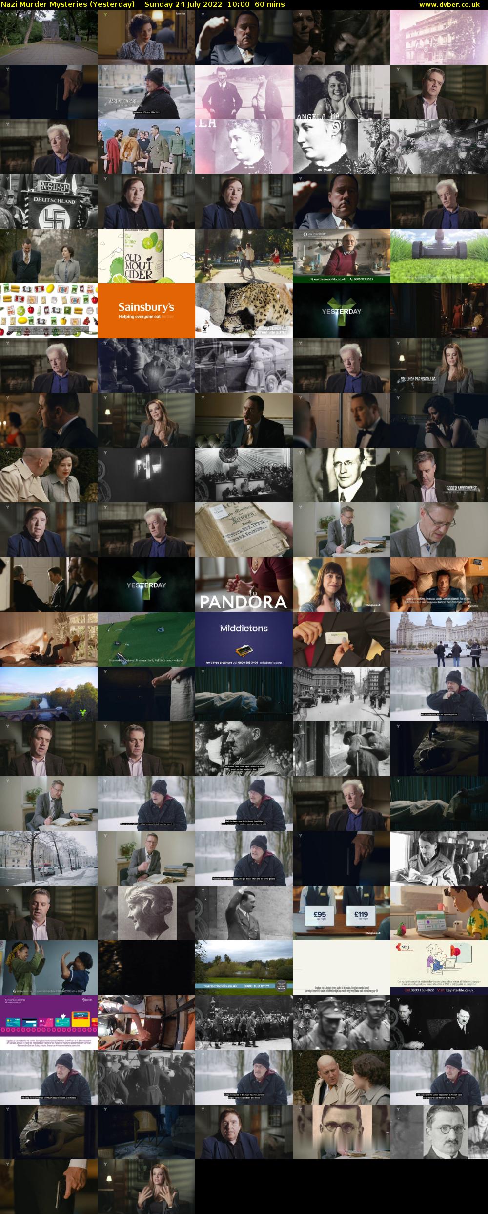 Nazi Murder Mysteries (Yesterday) Sunday 24 July 2022 10:00 - 11:00