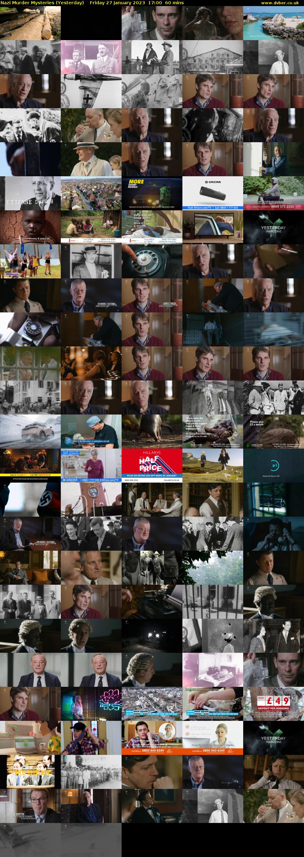 Nazi Murder Mysteries (Yesterday) Friday 27 January 2023 17:00 - 18:00