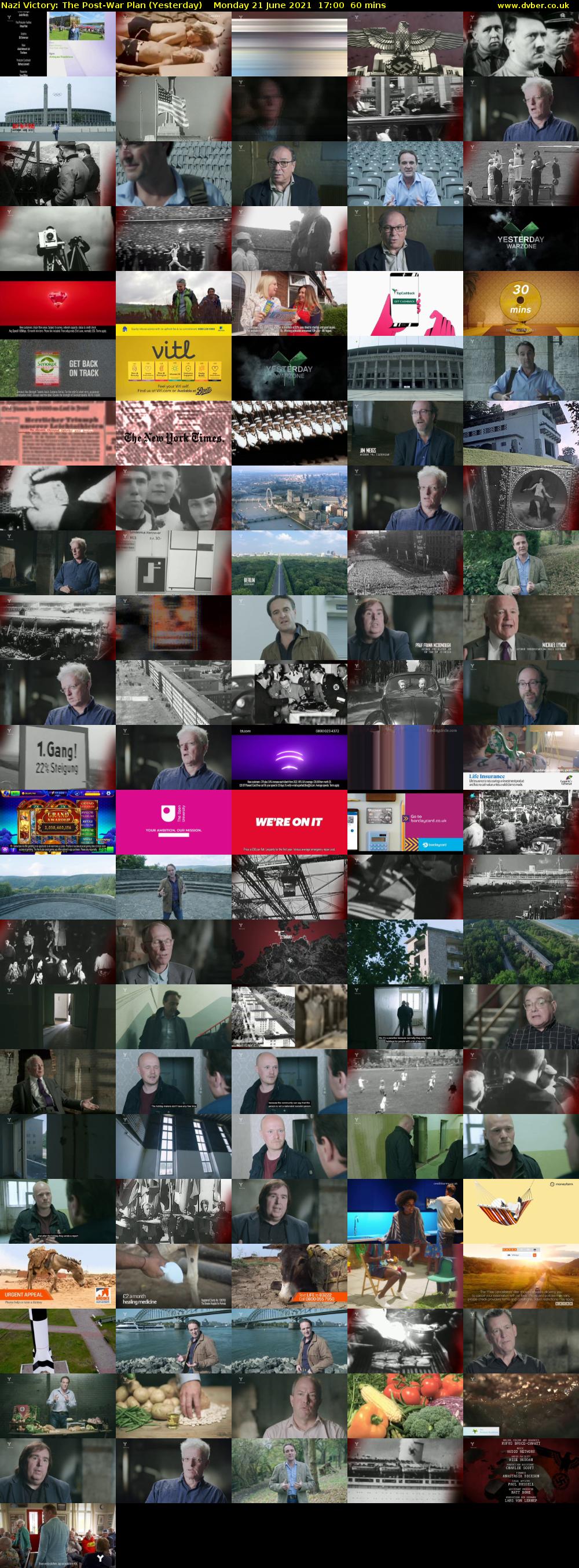 Nazi Victory: The Post-War Plan (Yesterday) Monday 21 June 2021 17:00 - 18:00
