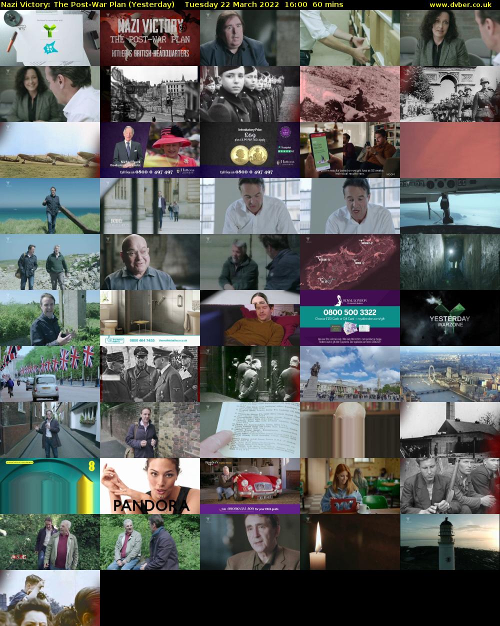Nazi Victory: The Post-War Plan (Yesterday) Tuesday 22 March 2022 16:00 - 17:00