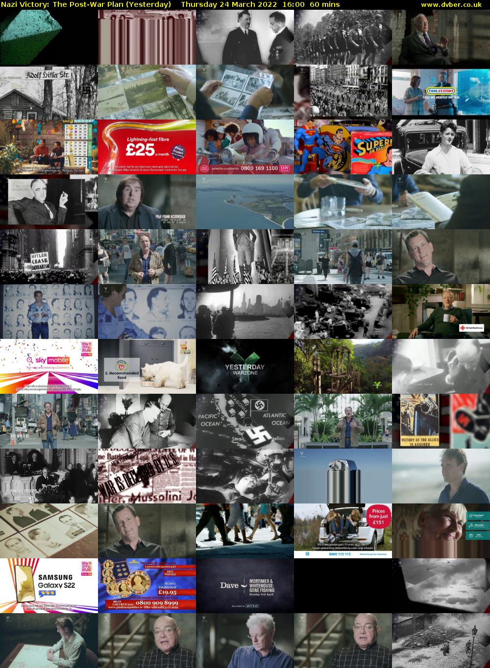Nazi Victory: The Post-War Plan (Yesterday) Thursday 24 March 2022 16:00 - 17:00