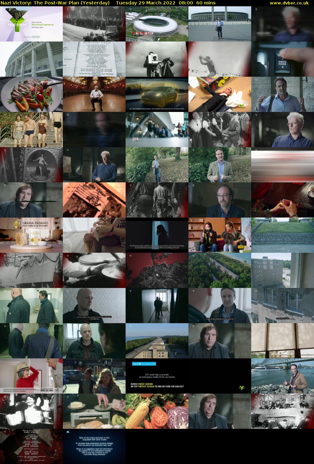 Nazi Victory: The Post-War Plan (Yesterday) Tuesday 29 March 2022 08:00 - 09:00