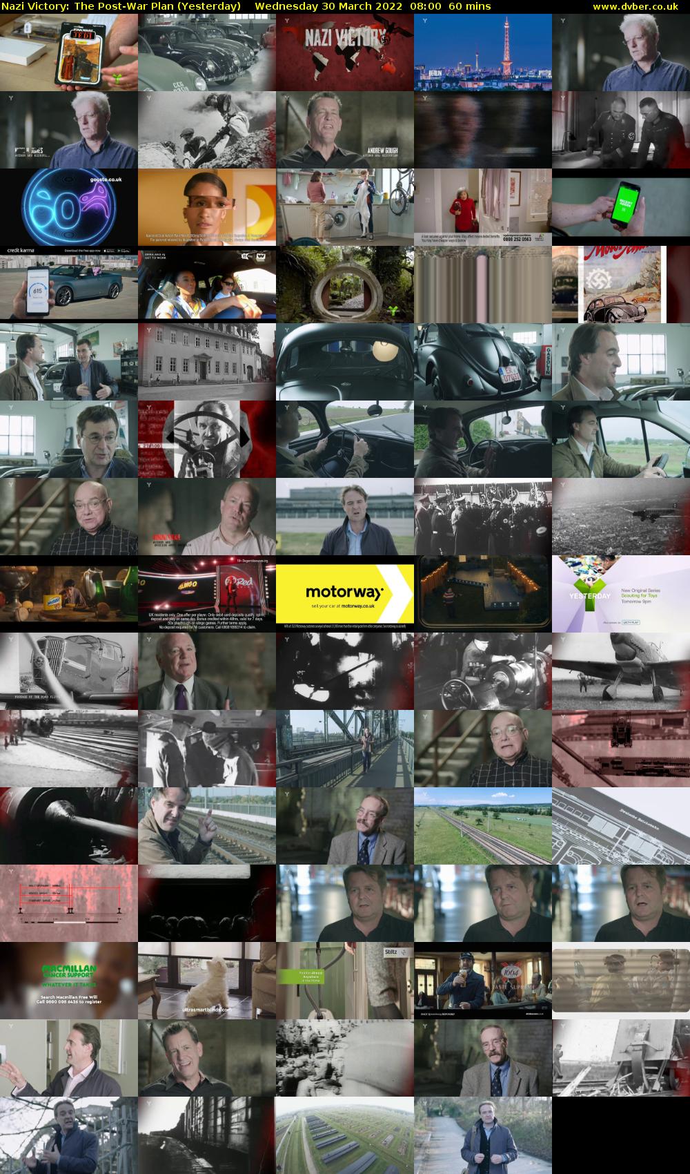 Nazi Victory: The Post-War Plan (Yesterday) Wednesday 30 March 2022 08:00 - 09:00